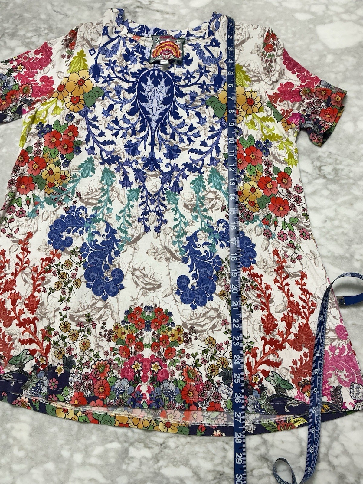 Johnny Was Shellinay Swing T Sz Medium