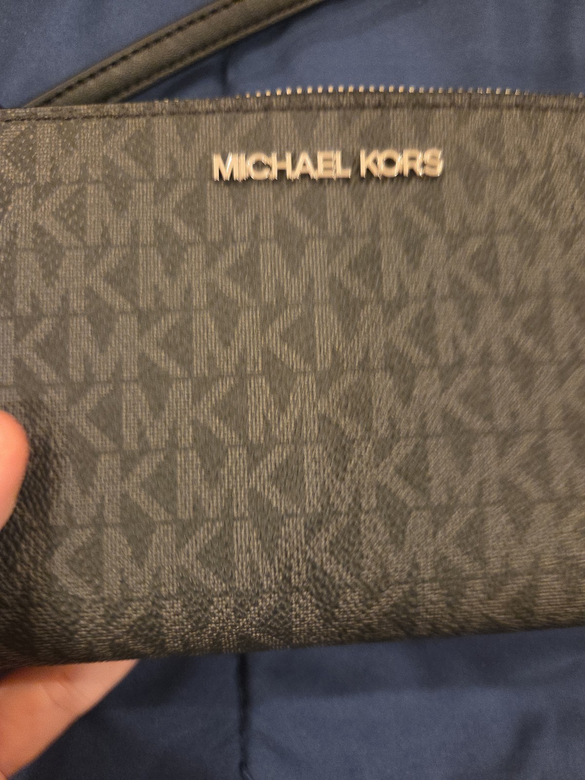 Michael Kors Black Wristlet Wallet Used Great Condition No Marks