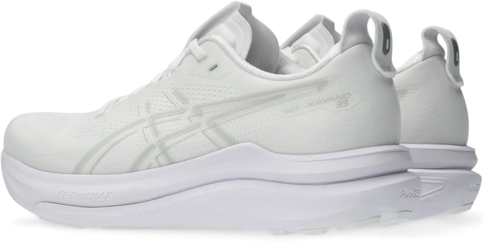 ASICS Women’s Gel-Kayano 33 Running Shoes – White/White – 7.5