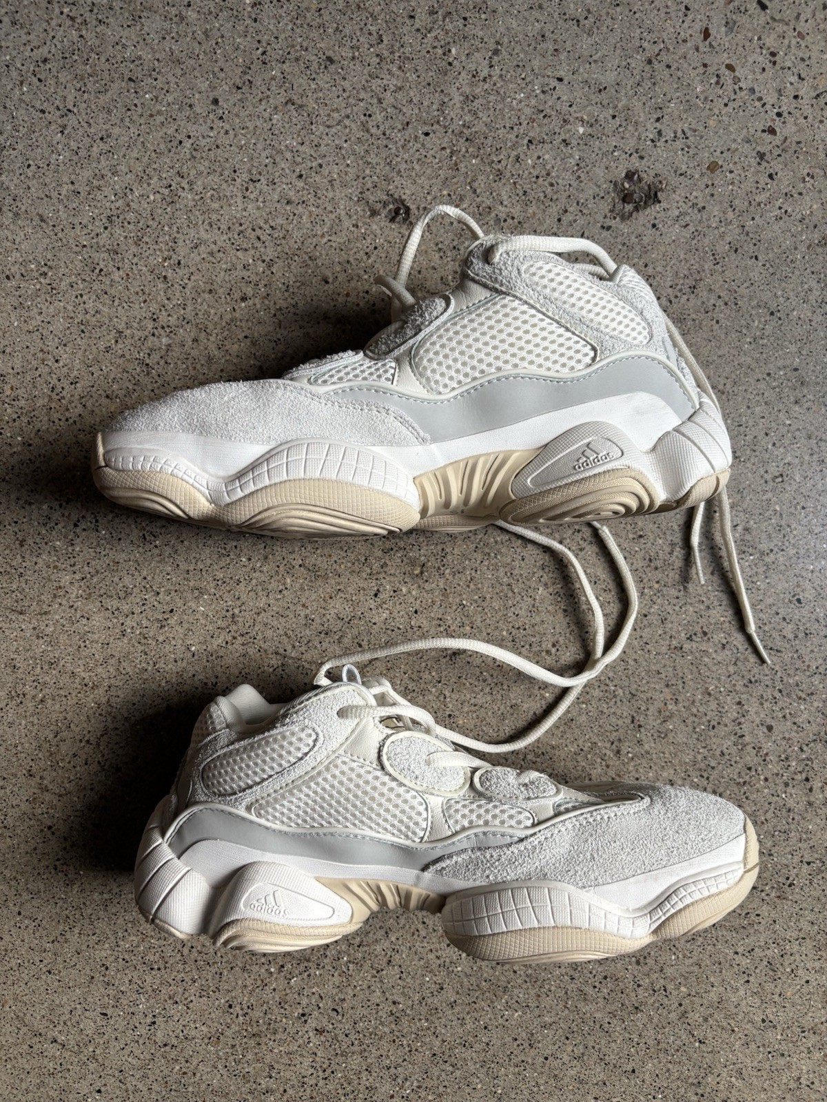 adidas Yeezy 500 Bone White Shoes Mens Size 8