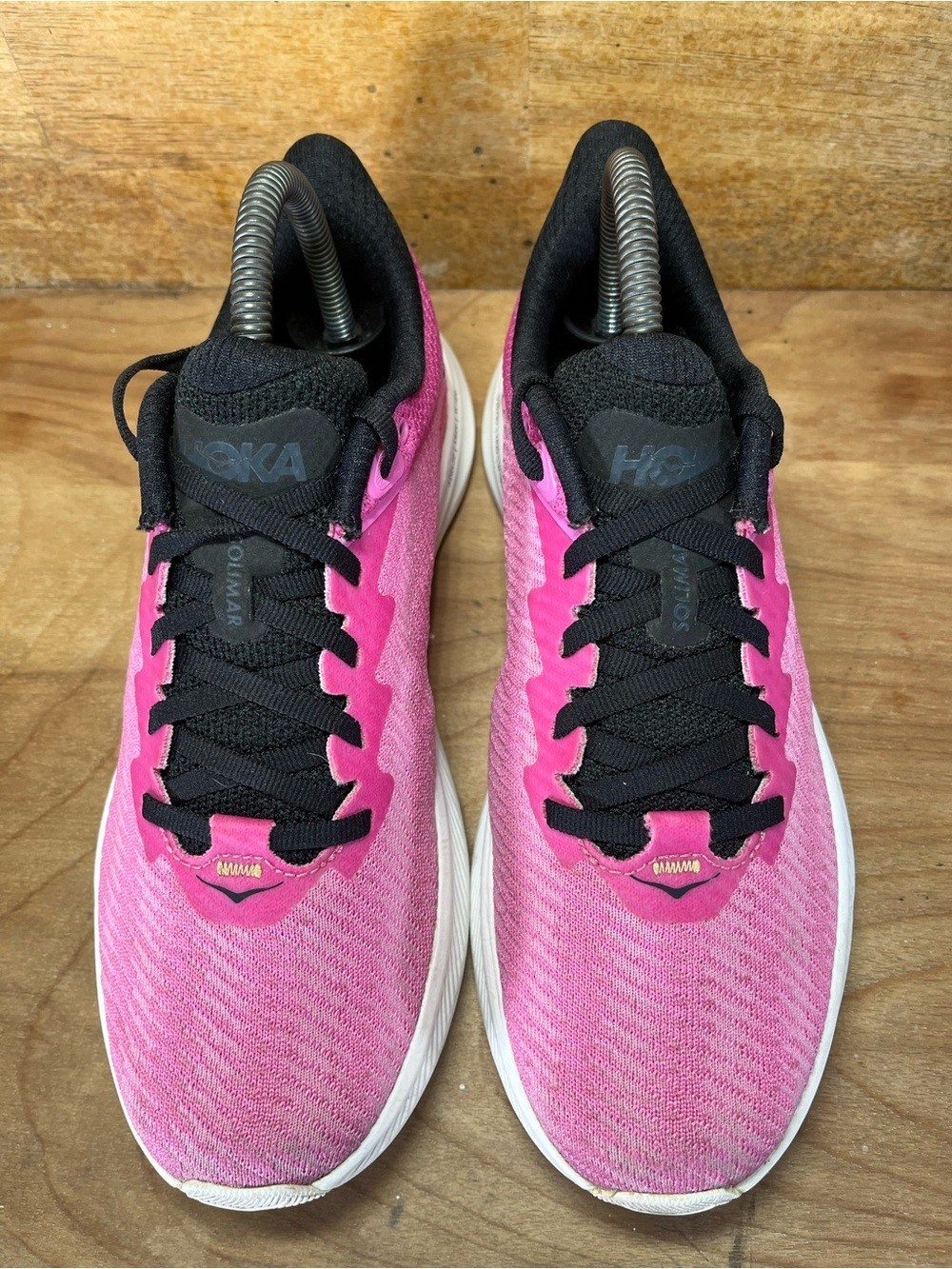 Hoka One One Solimar Womens Size 7 Training Shoes Sneakers Strawberry Raspberry