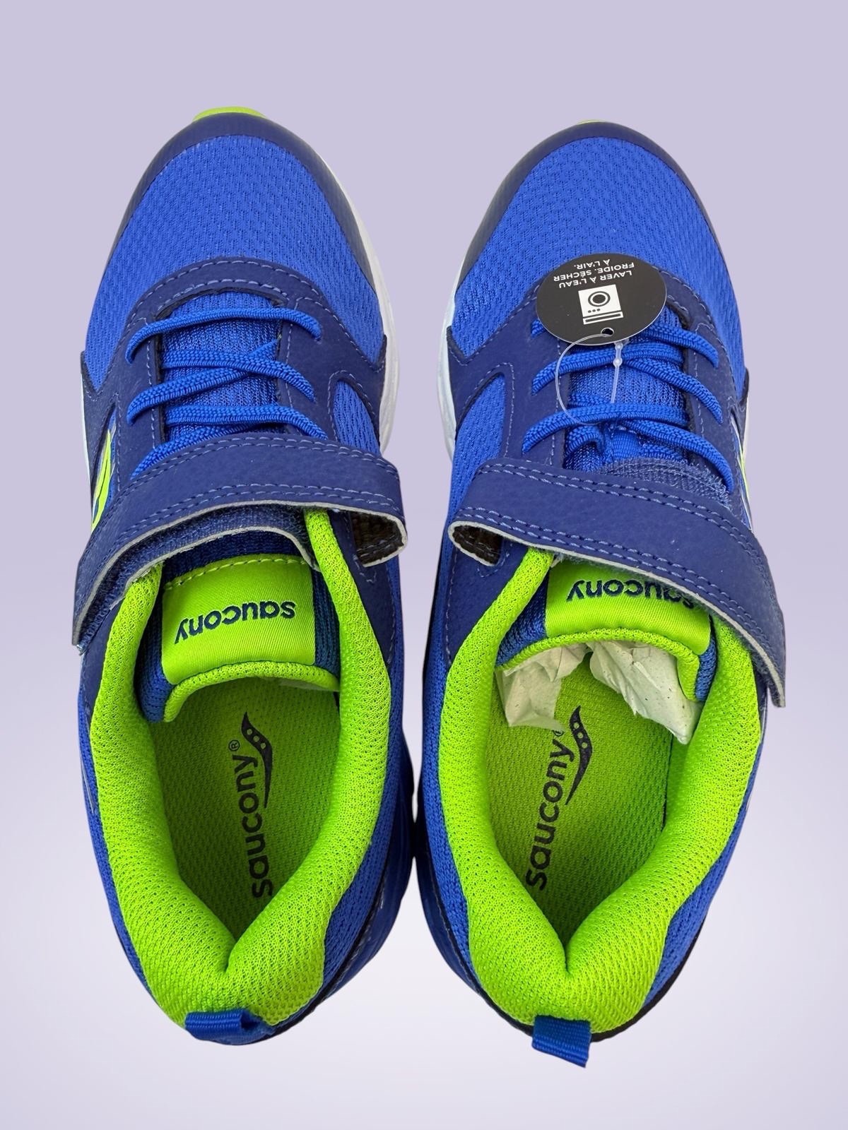 Saucony Blue/Green Hook & Loop Mesh Low Top Sneaker Toddler 6M SK265589