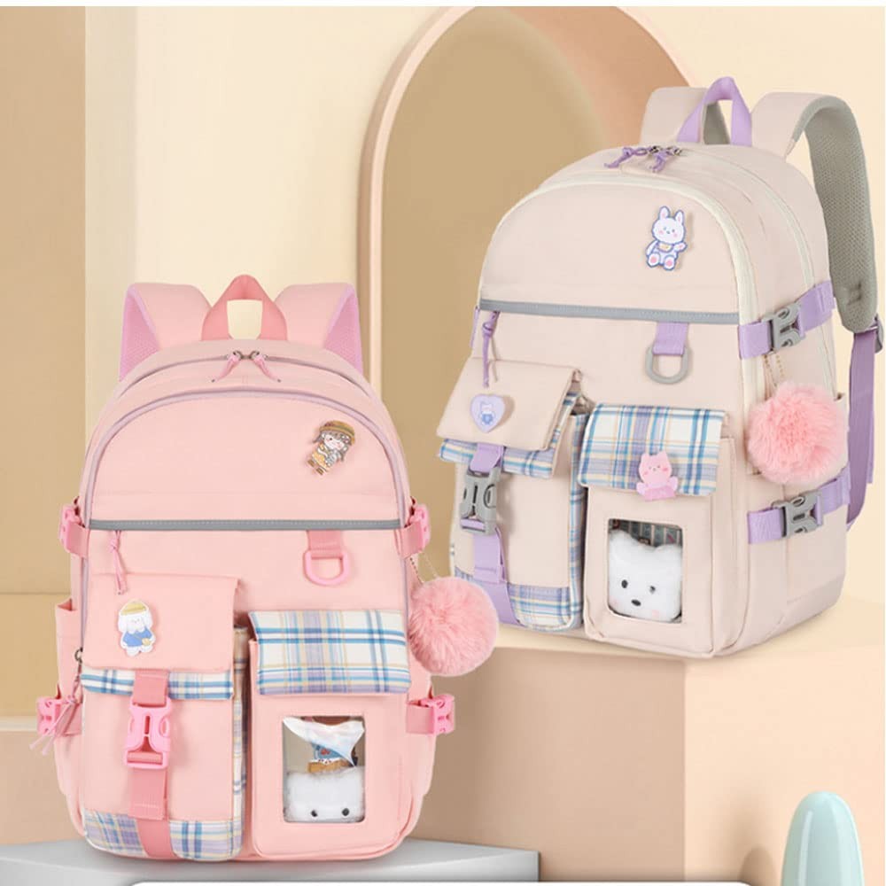 Teenage Girls Backpack 15.6 Inch Laptop School Bag High School College Black