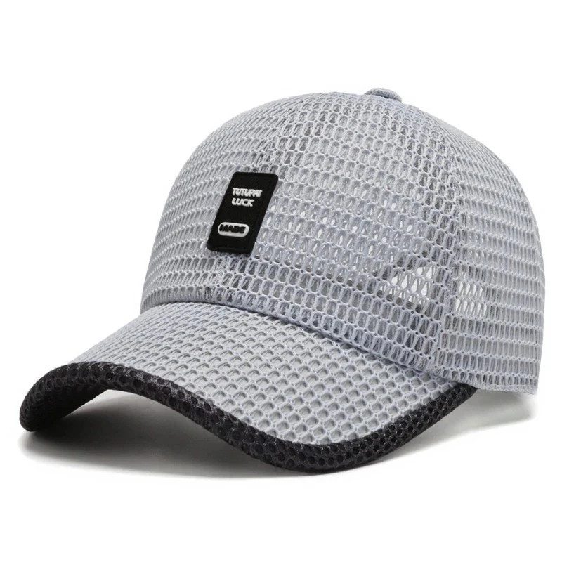 Men’s Breathable Mesh Baseball Cap Summer Outdoor Hat Trucker Cap Gym Fun Gift