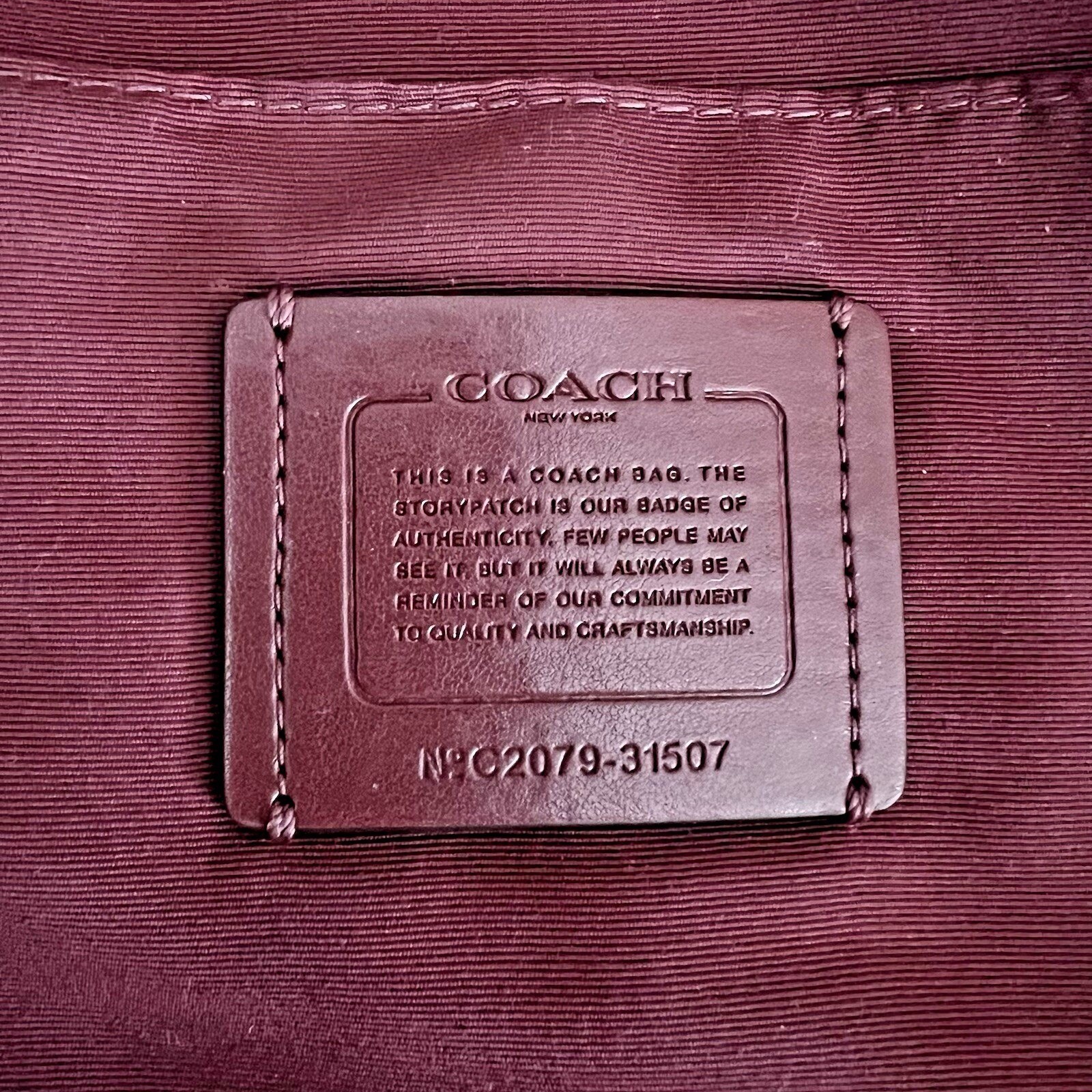 Coach Abby Duffle F31507 Pebbled Leather Shoulder Bag Tan Nude Braided Strap