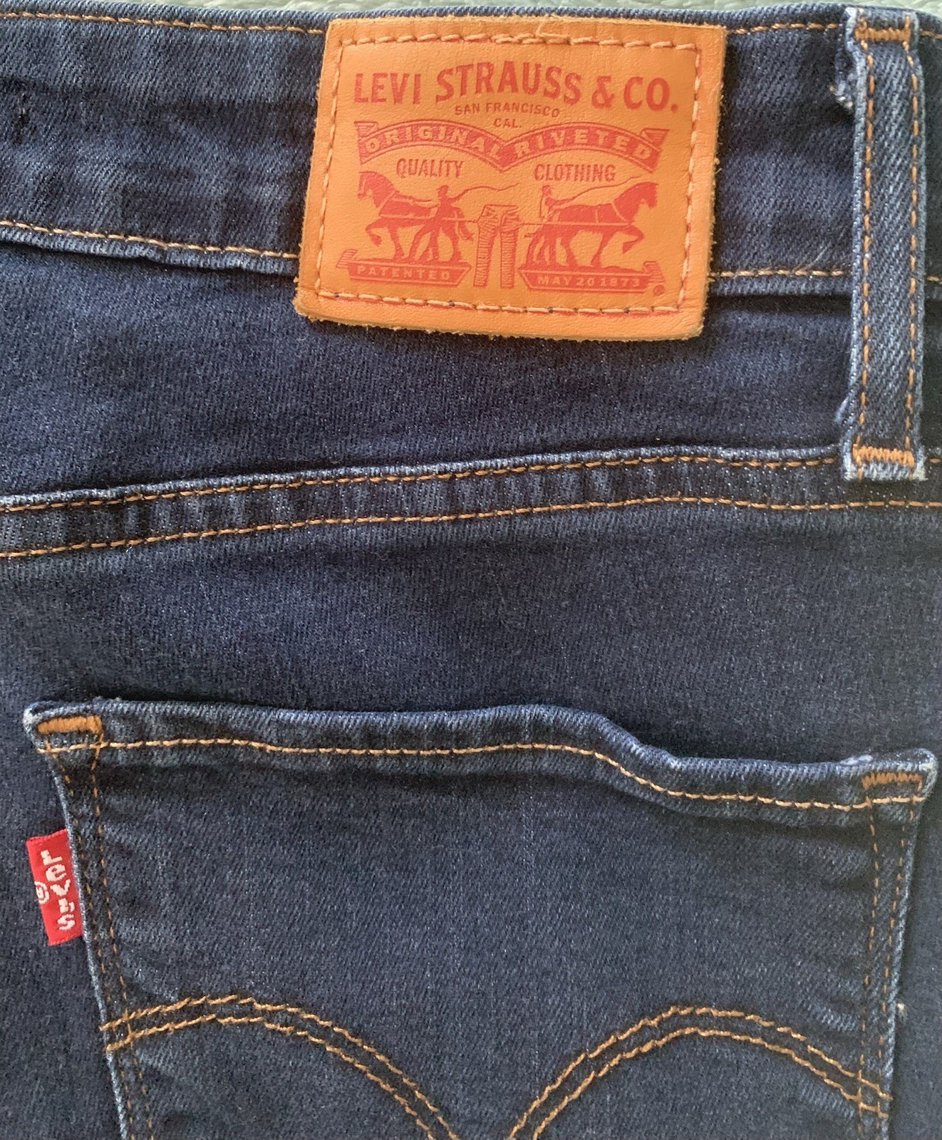 Levi Strauss Jeans Levi’s 721 high rise skinny stretch jeans Waist 27” 32” Leg