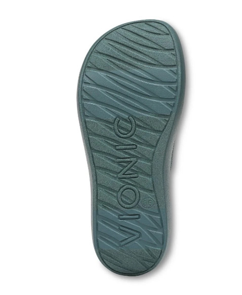 Vionic Beach Aqua Platform Toe Post Sandal, Bodega Blue