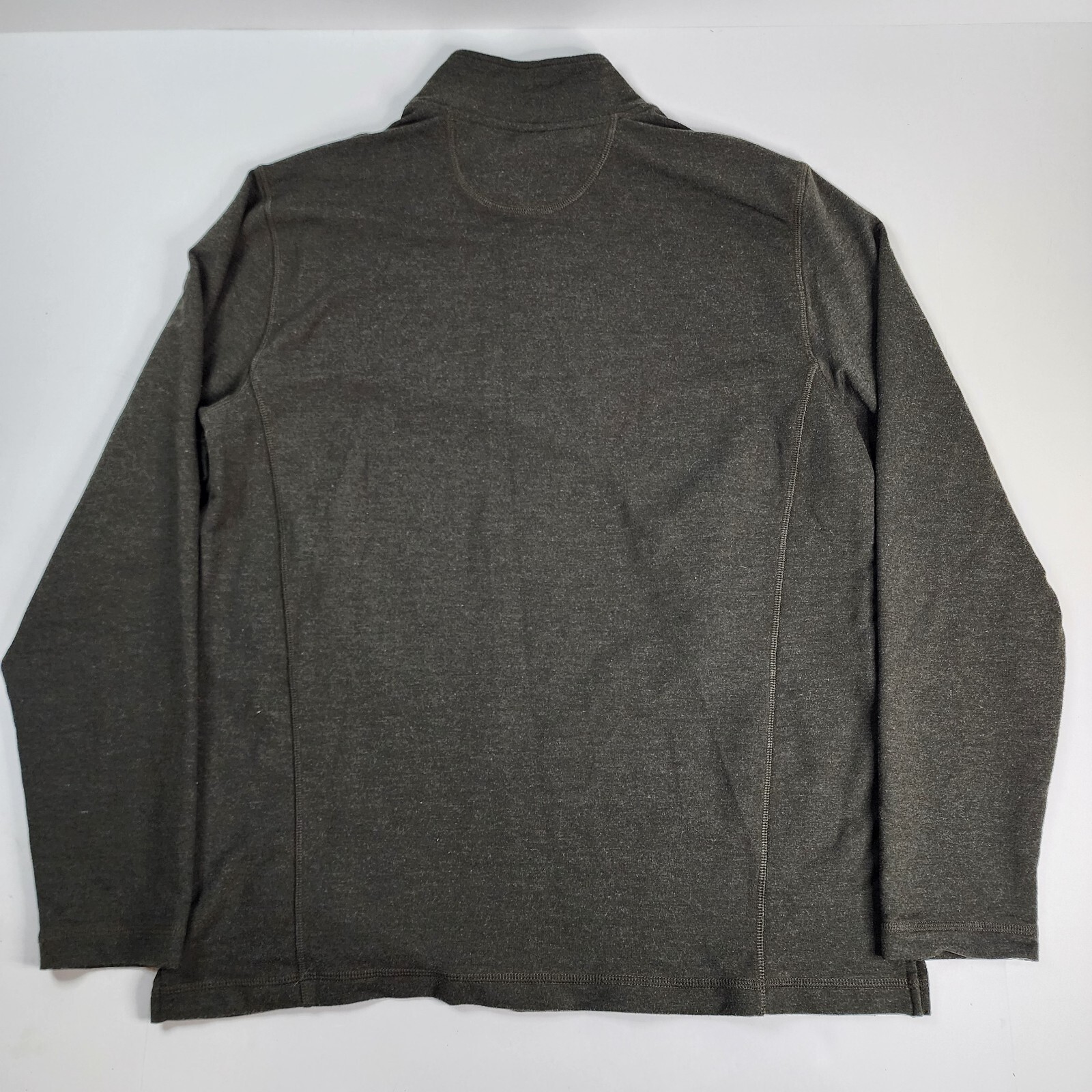 Orvis Sweater Mens Large Green Pullover Zip Sweatshirt Outdoors Fish Trout Bum