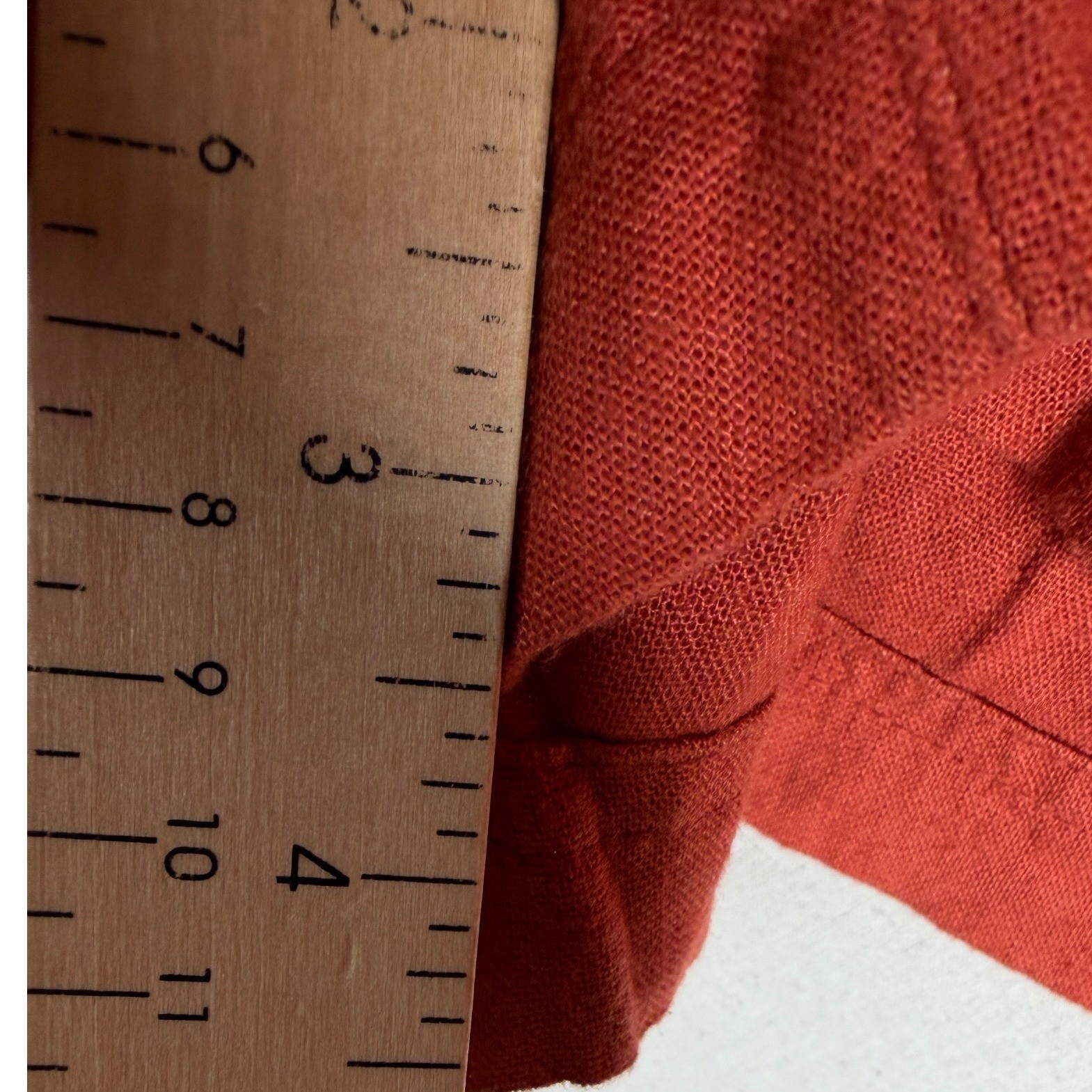New Old Navy Linen Blend Comfort Waistband Short size 2X Orange