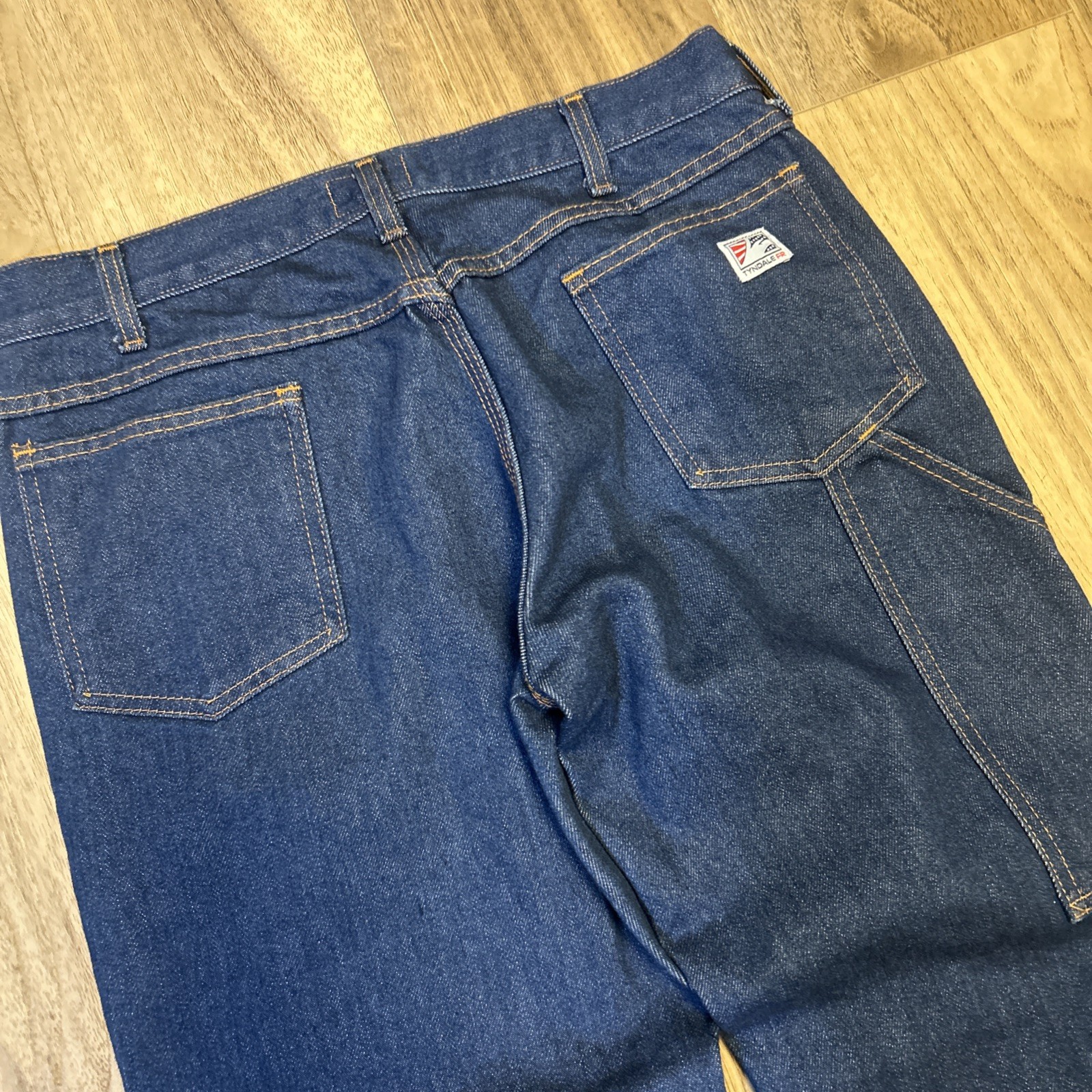 Tyndale FRMC Jeans Flame Resistant Pants F290T Blue Relaxed Carpenter 30X/28”