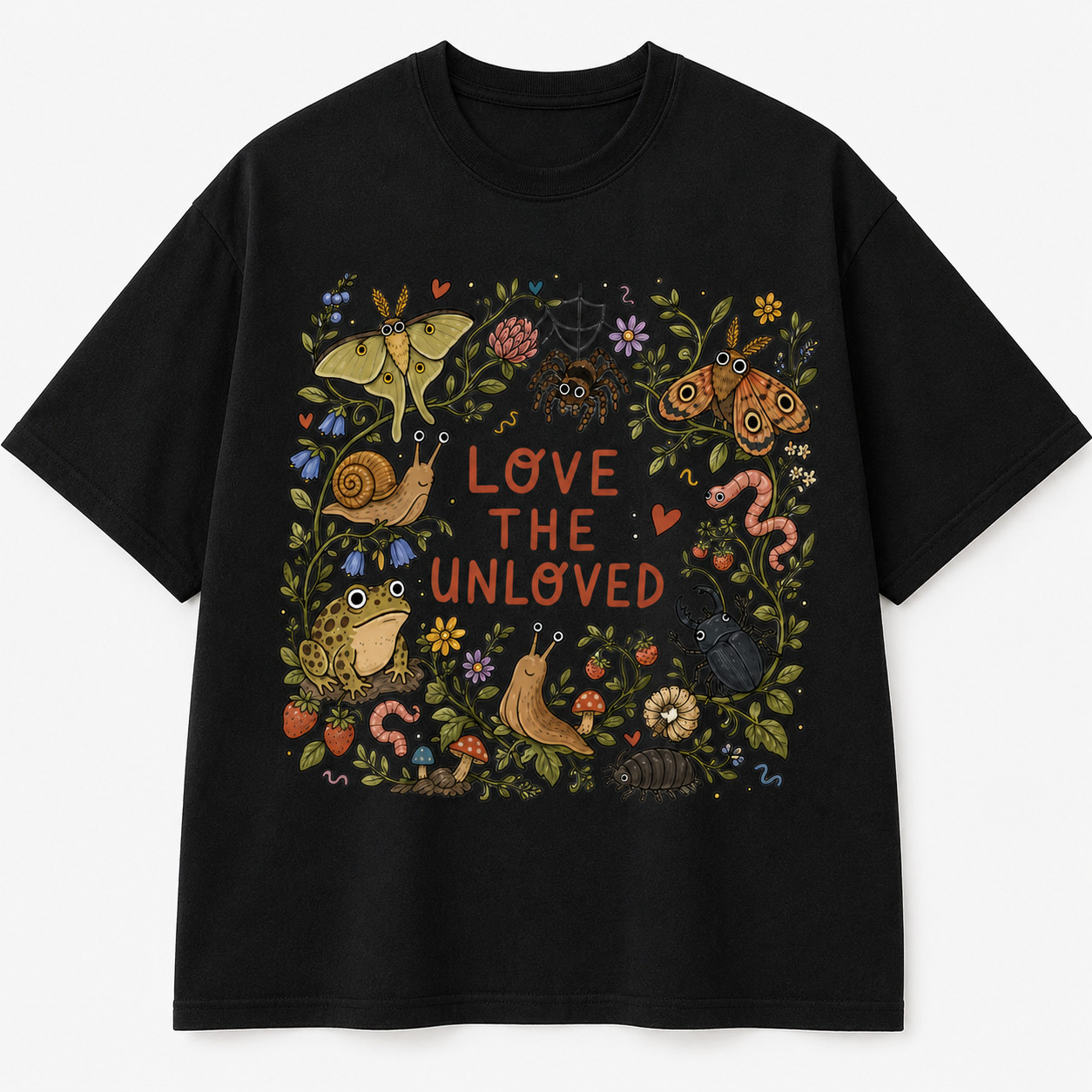 Love the Unloved Shirt Weird Animal Bug Lover Biology Teacher Tee