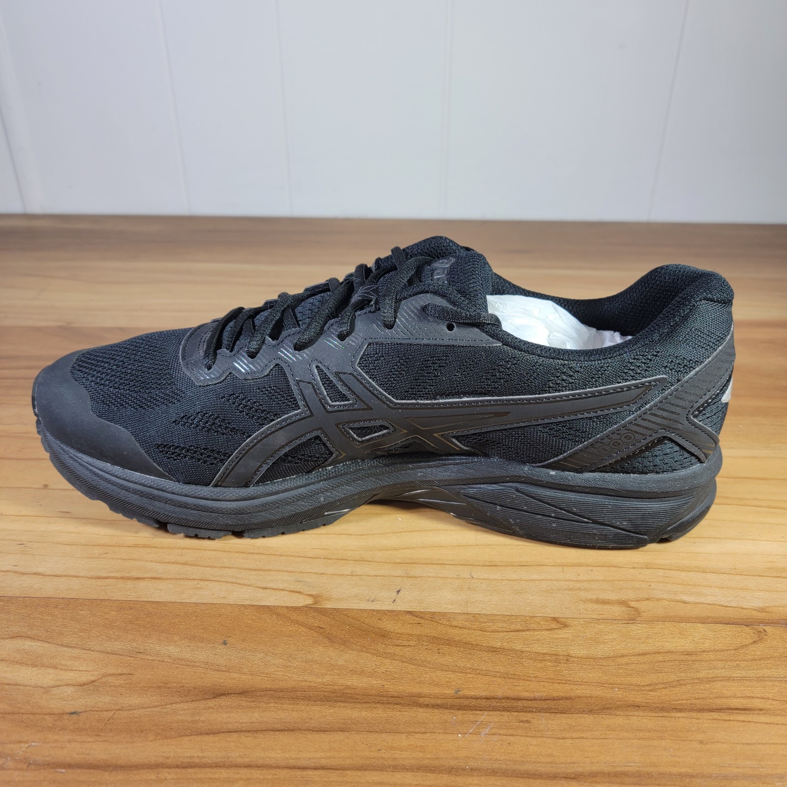 Asics GT-1000 5 Mens Running Shoes Size 12.5 Black Athletic Gym Sneakers T6A3N