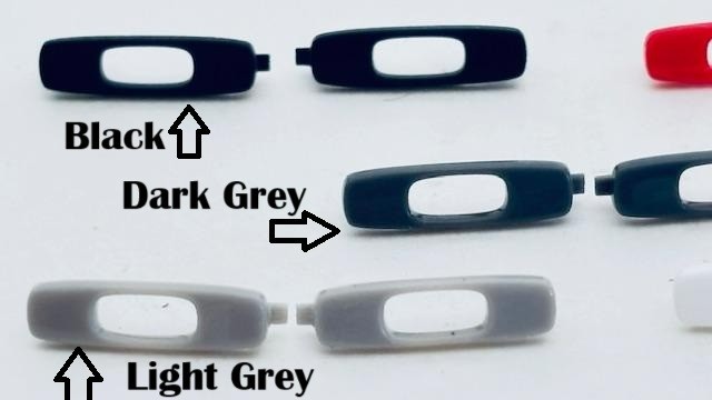 OAKLEY AIRDROP OX8046 REPLACEMENT ICONS INTERCHANGEABLE RED-WHITE-GREY OR BLACK