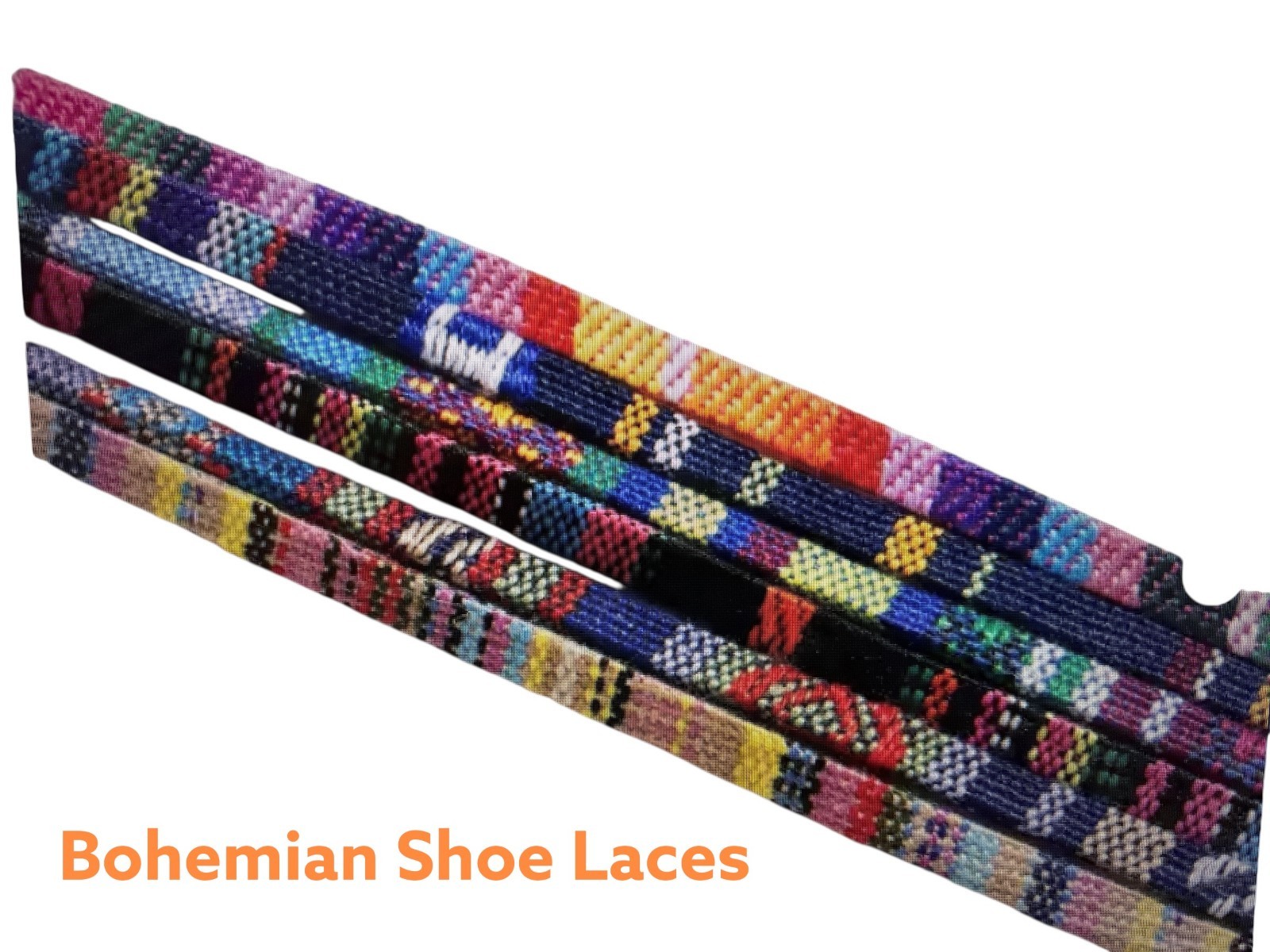 Bohemiam Shoe Laces All Sizes New Colors Metal Tips. Shipped from U.S.