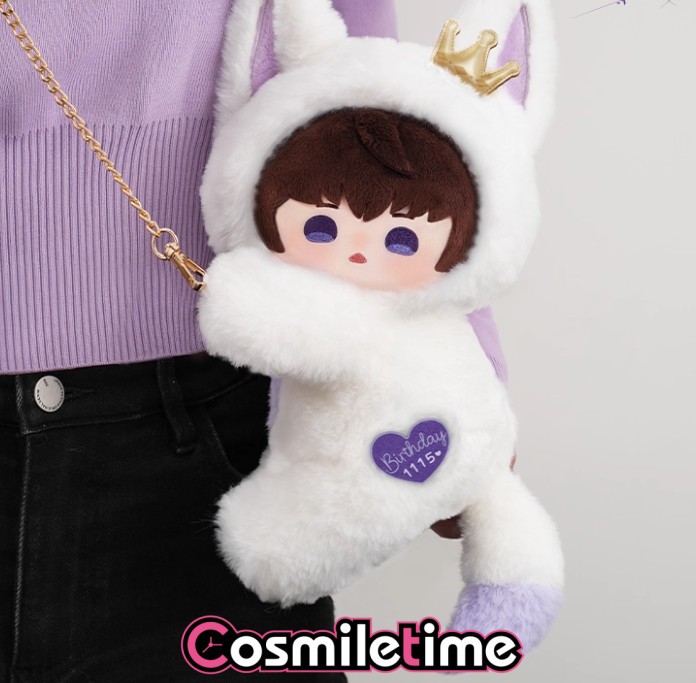 Mr Love Queen’s Choice Lucien 25CM Plush Doll Plush Bag Crossbody Bag Cosplay YZ