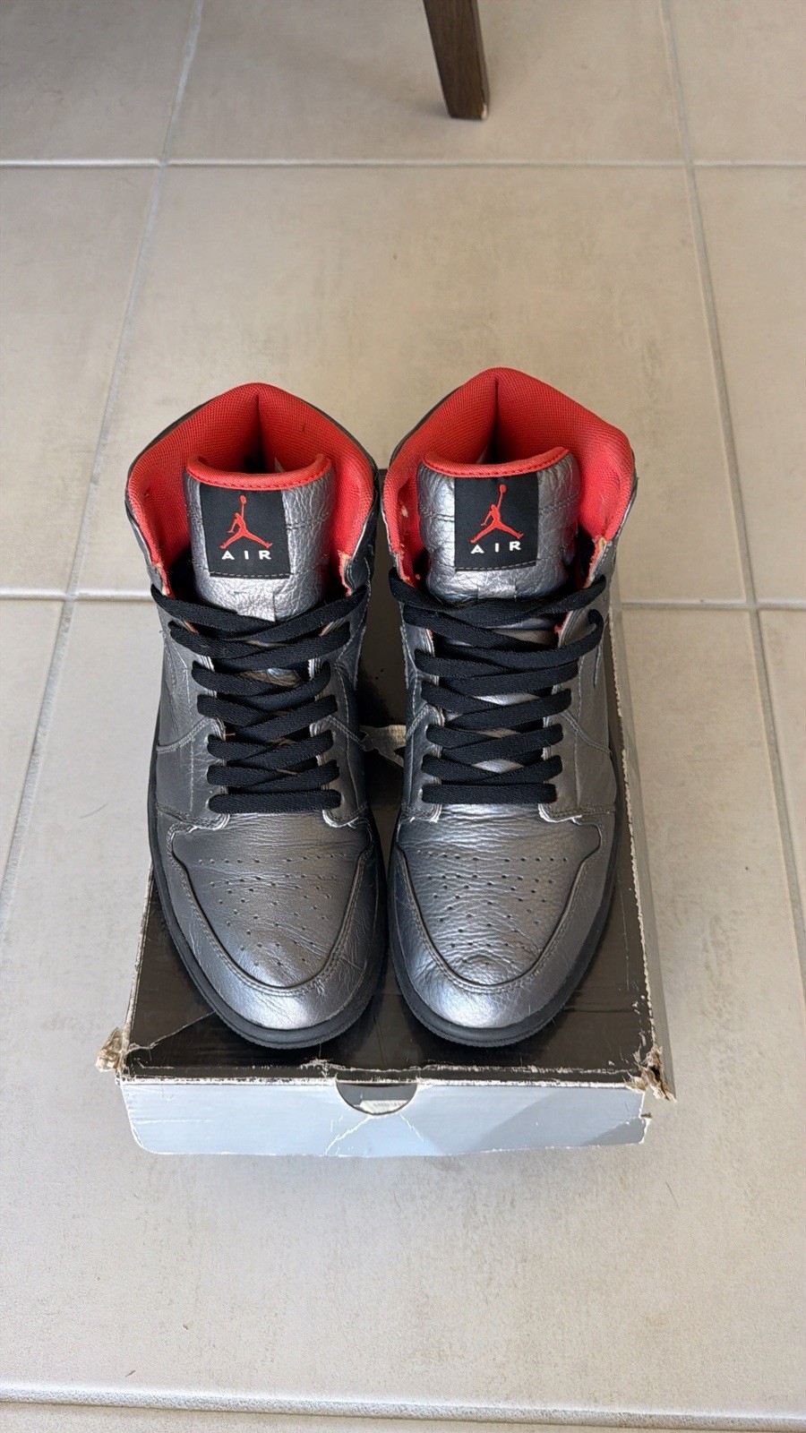 Jordan 1 High Pewter Size 9