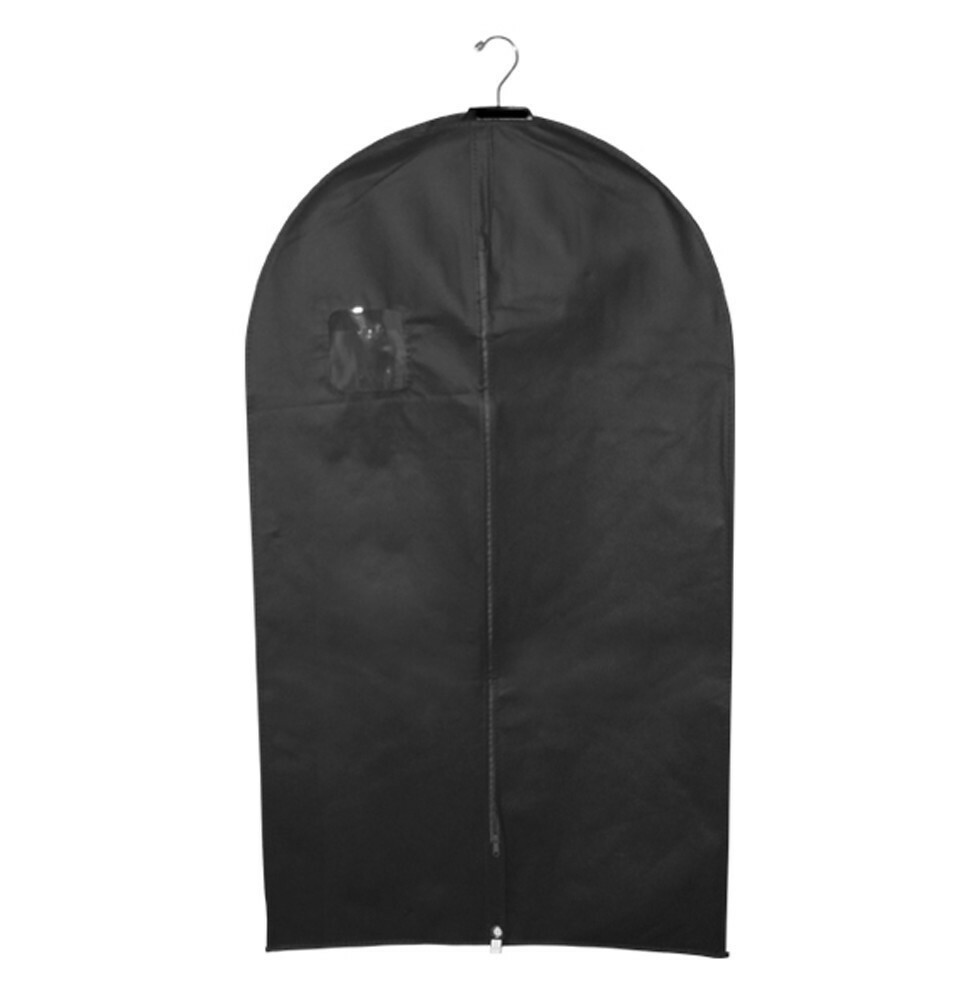 24″ x 40″ Non Woven Garment Bag Zippered Suit Bag PVC ID pocket