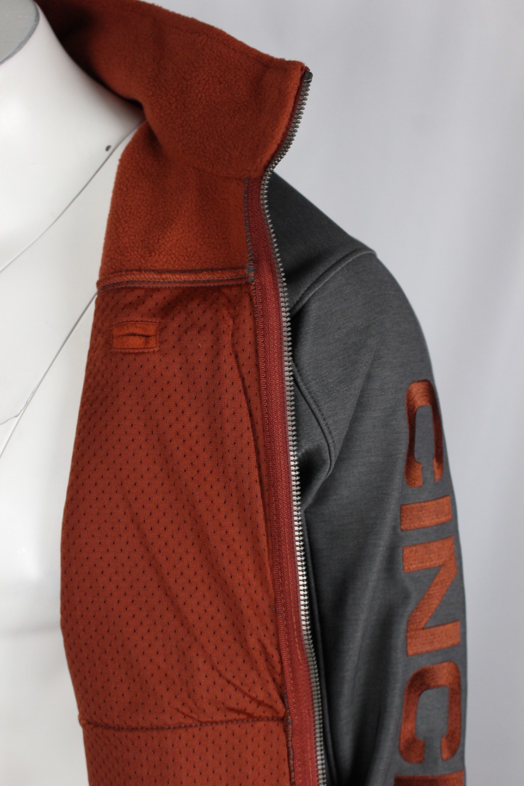 Cinch Jeans Men’s Bonded Jacket Full Zip Softshell Wind Water Resistant Charcoal