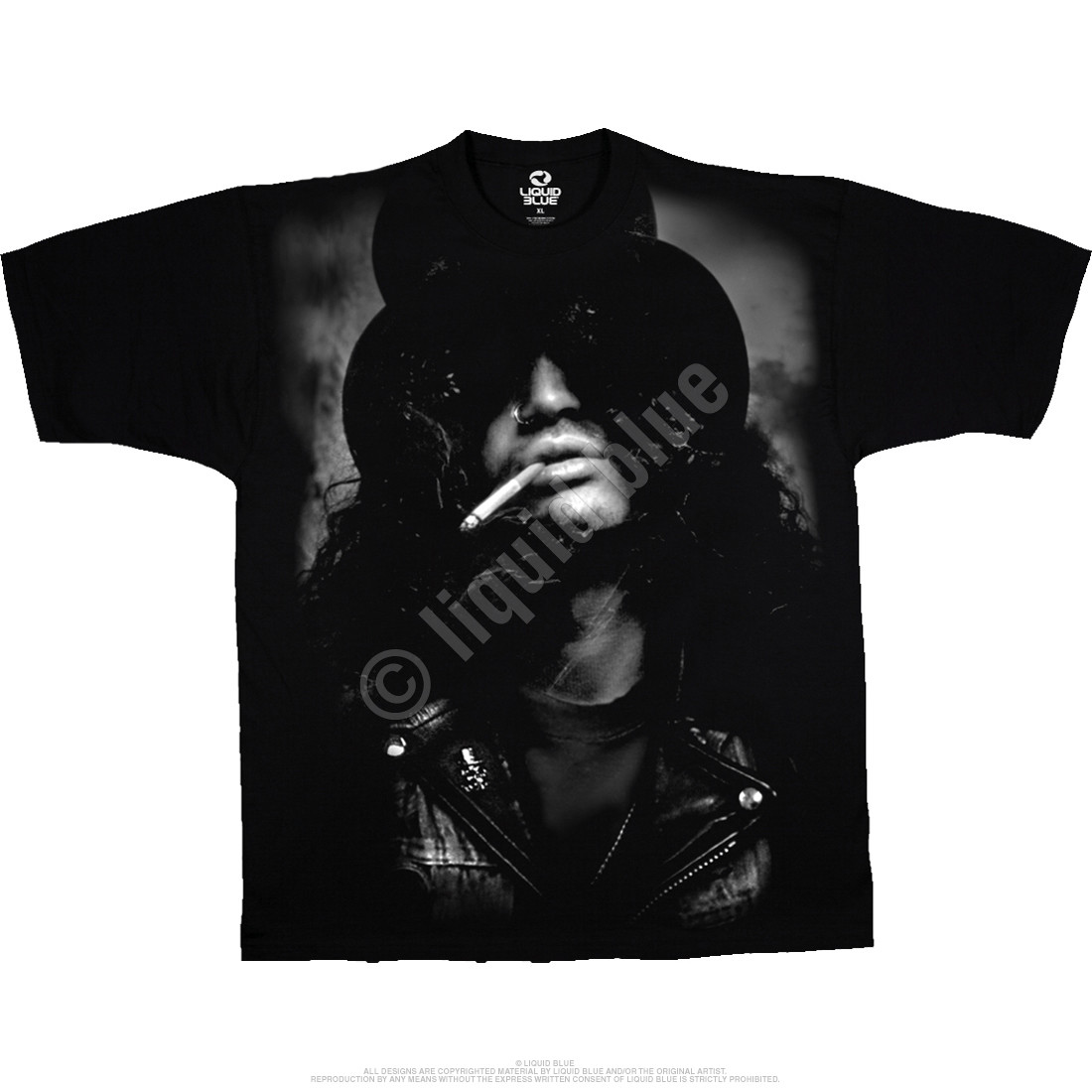 SLASH-TOP HAT-TSHIRT-Yth M-L-S-M-L-XL-2X,3X-4X-5X-6X Guns Roses,Velvet Revolver