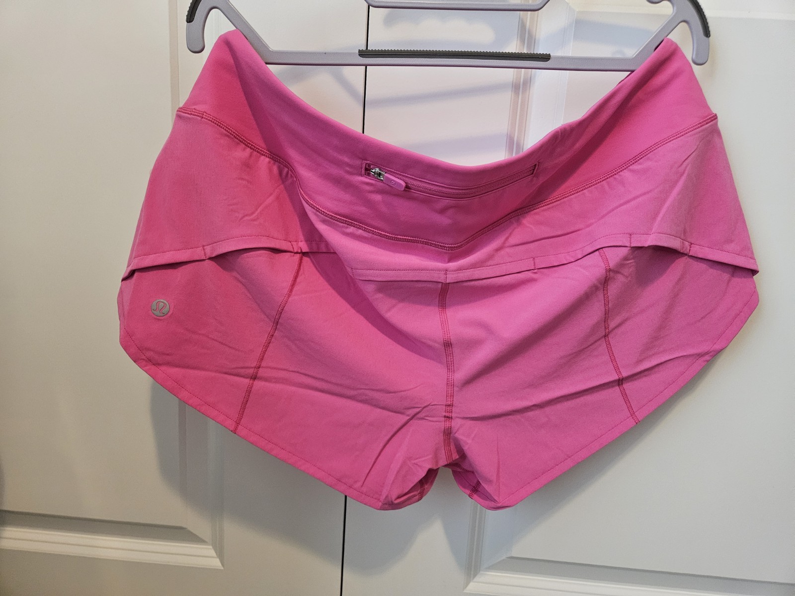 Lululemon Speed Up LR 2.5″ Lined Lightweight Stretch Running Shorts Pink 12