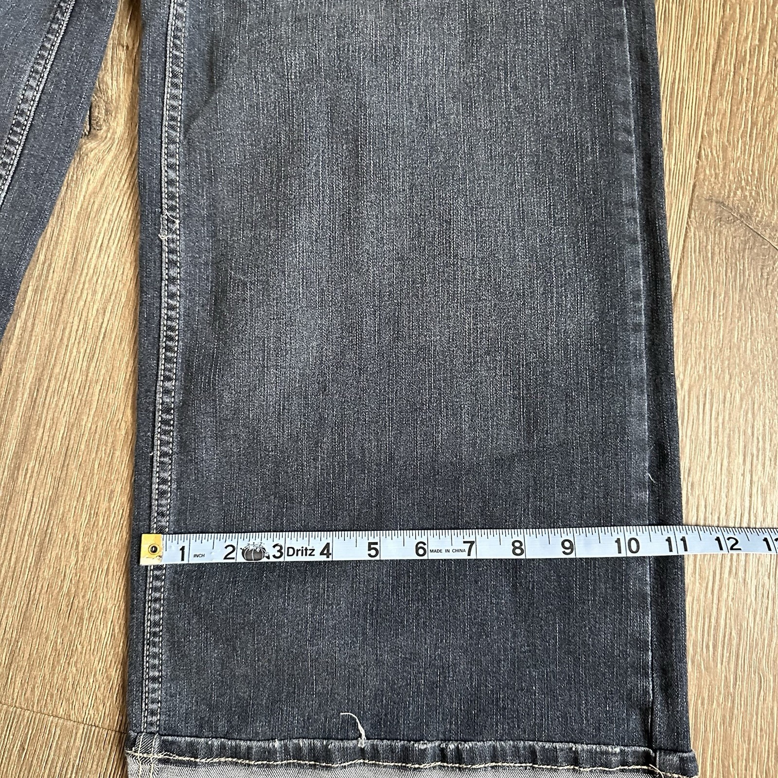Me Camille Wide-Leg Dark Wash Blue Denim Jeans Women’s Petite 8P Pockets