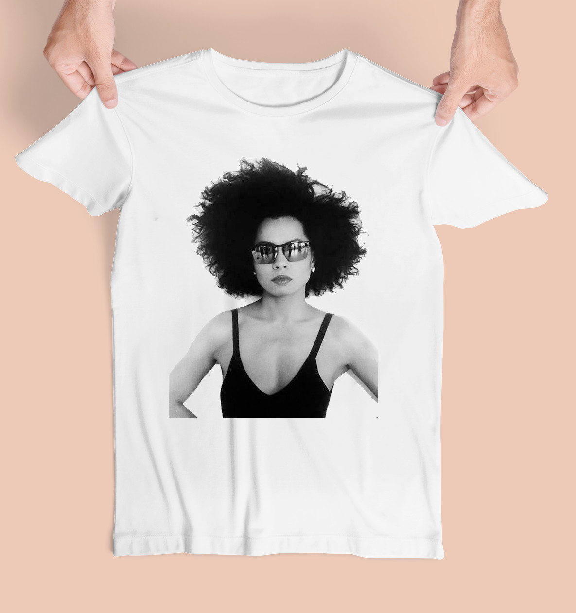 Diana Ross Collage Cotton White Men S-234XL T-shirt