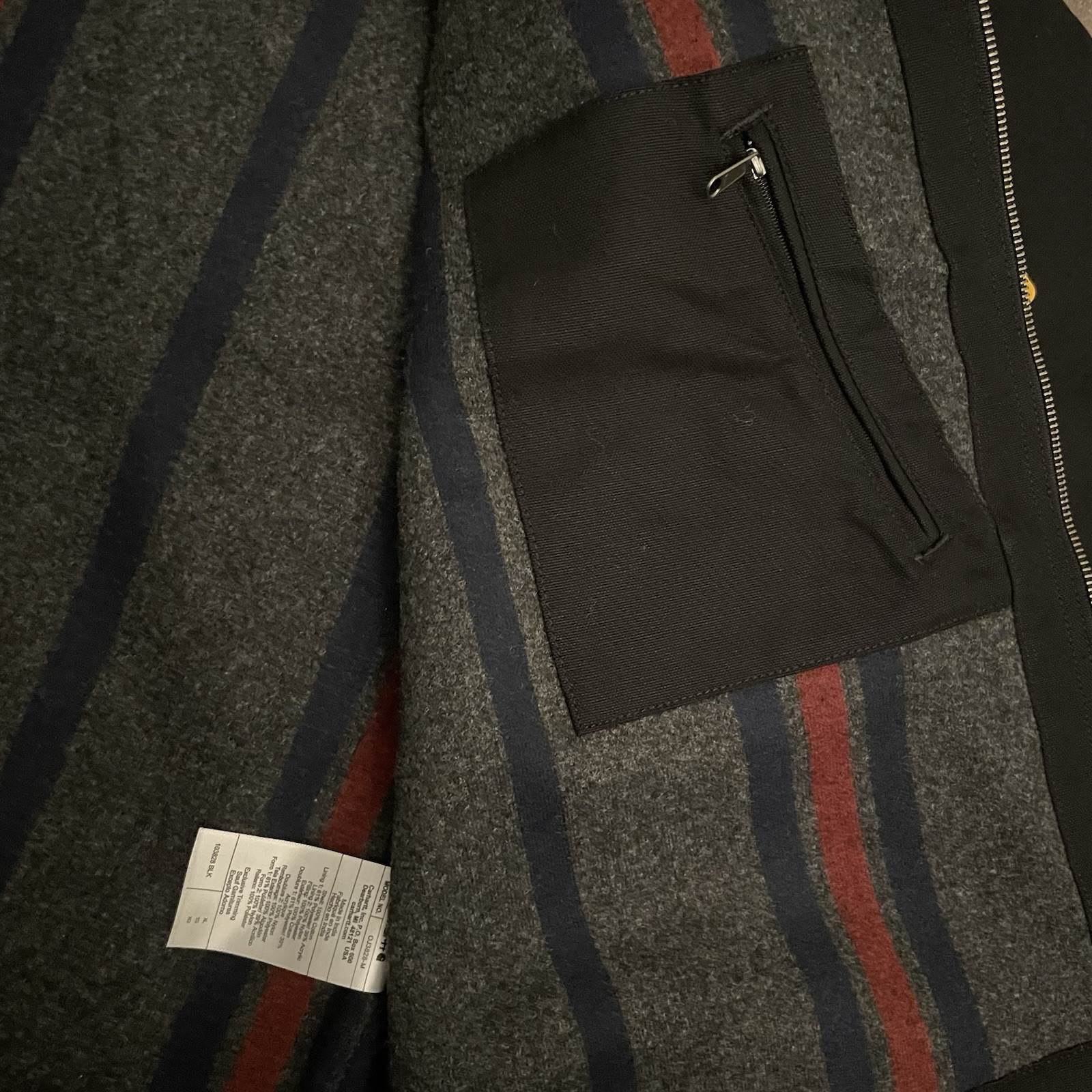 Lockheed Martin ICBM Black Carhartt Duck Detroit Jacket (ALL SIZES AVAILABLE✅)