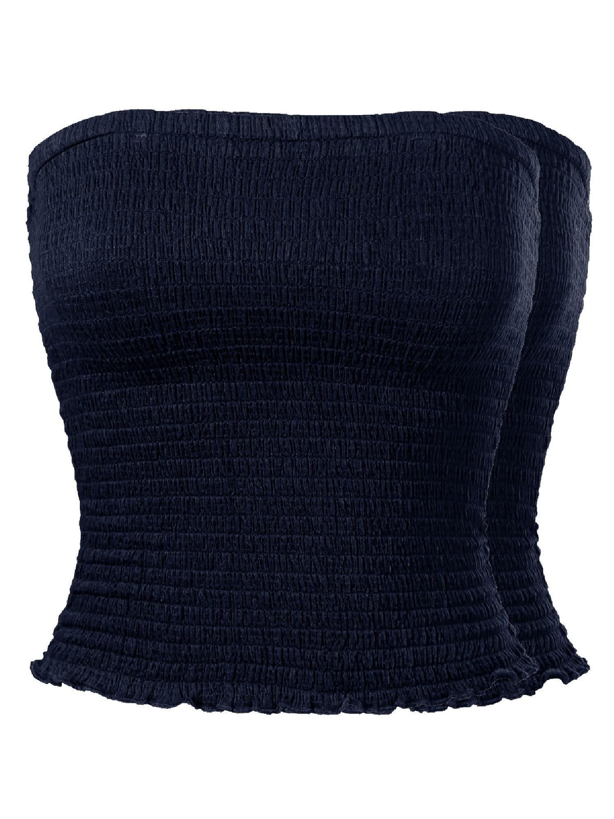 MixMatchy Sexy Strapless Smocked Summer Tube Top