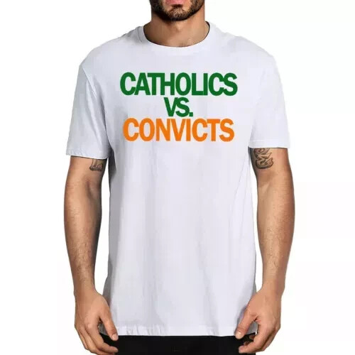 Catholics vs Convicts Vintage 1988 Shirt – 1988 Notre Dame vs. Miami football