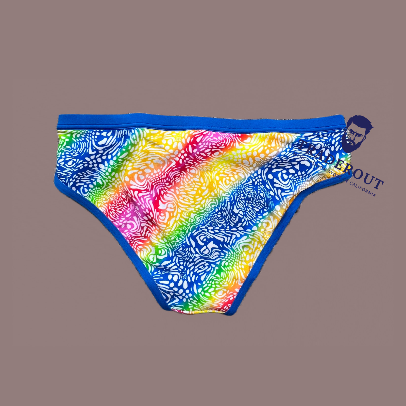Arena men pink rainbow swim brief bikini swimwear size 30 32 34 36 38