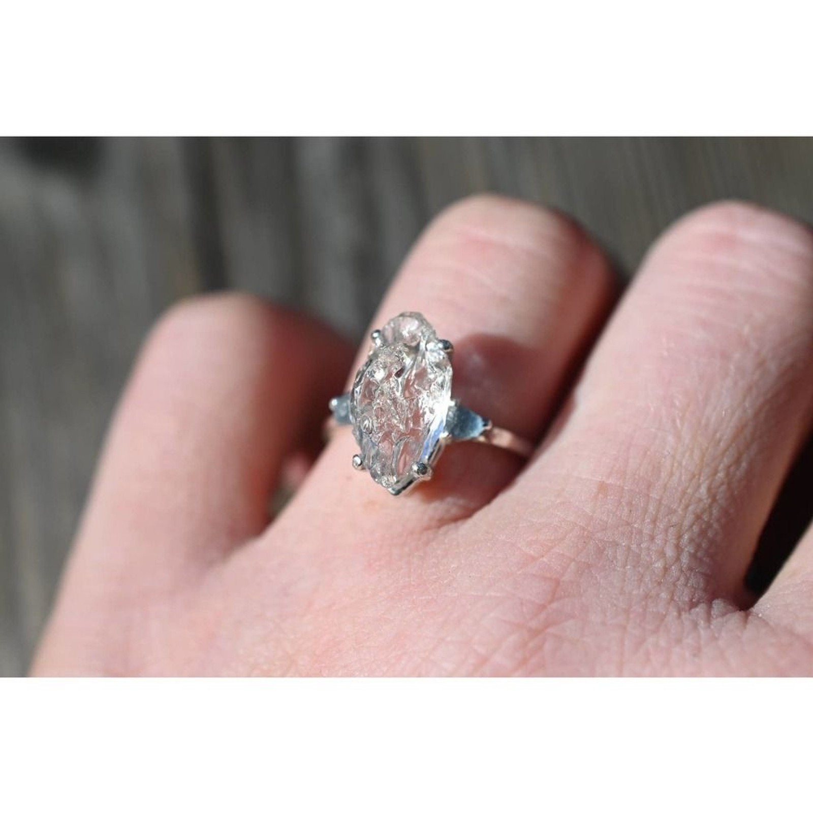 Montana sapphire alternative engagement ring size 3 4 5 6 7 8 9 10 11 12…