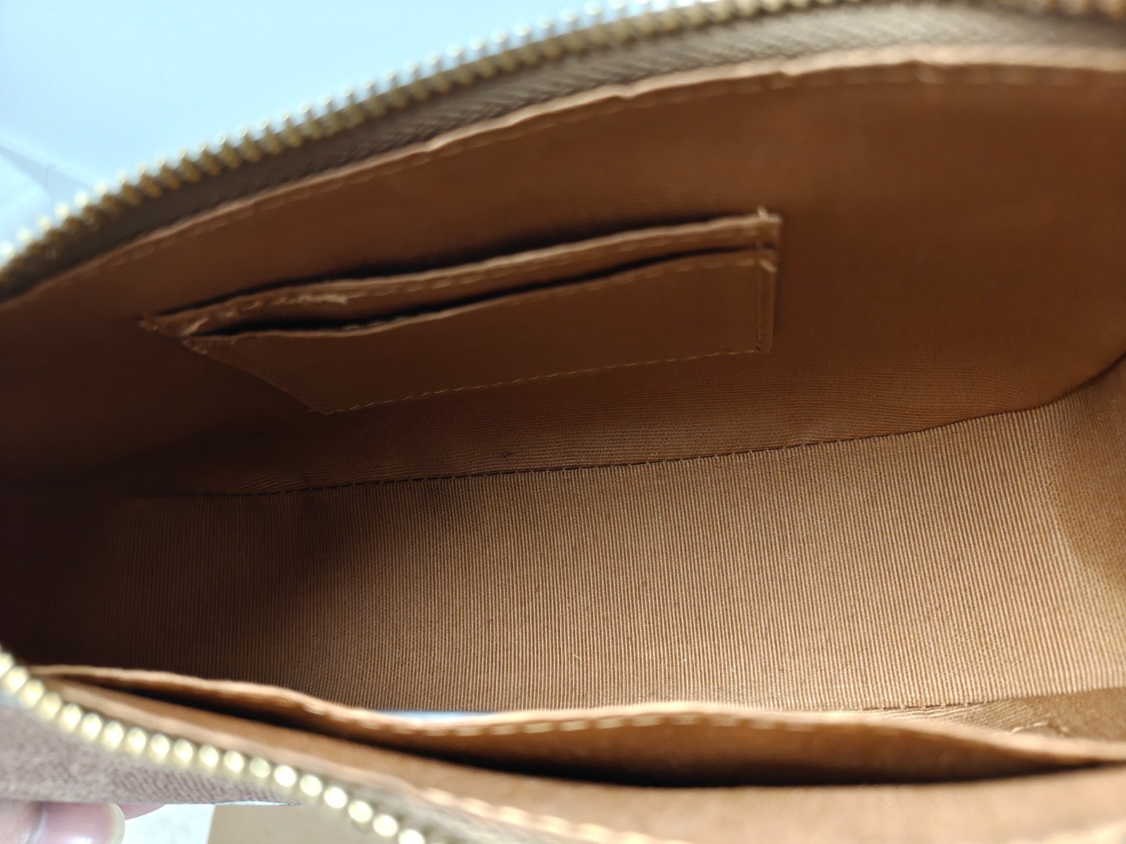 COACH x PEANUTS Teri Shoulder Bag Tan Brown Snoopy Print Signature Canvas CBJ88