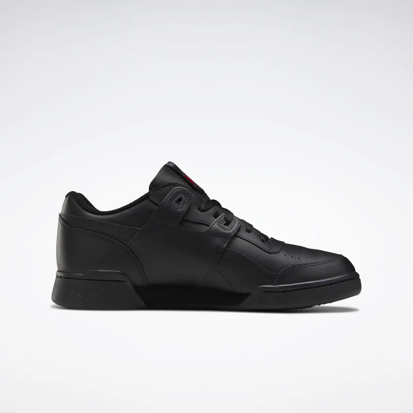 Reebok Workout Plus Black Charcoal Mens Casual Shoes Sneakers Sizes 8-12