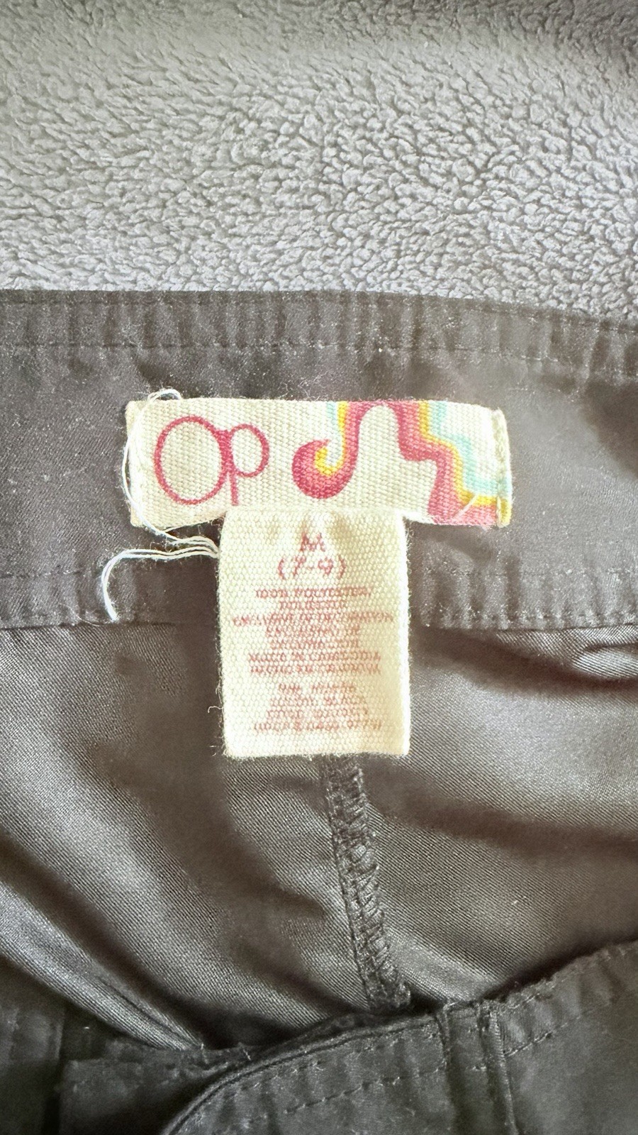 Vintage OP Ocean Pacific Women’s Board Surf Shorts Black Neon MEDIUM (7/9)