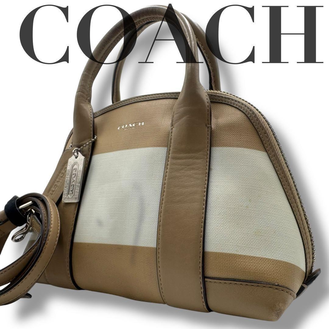 Good Condition COACH Bleecker Mini Preston Shoulder Bag Handbag