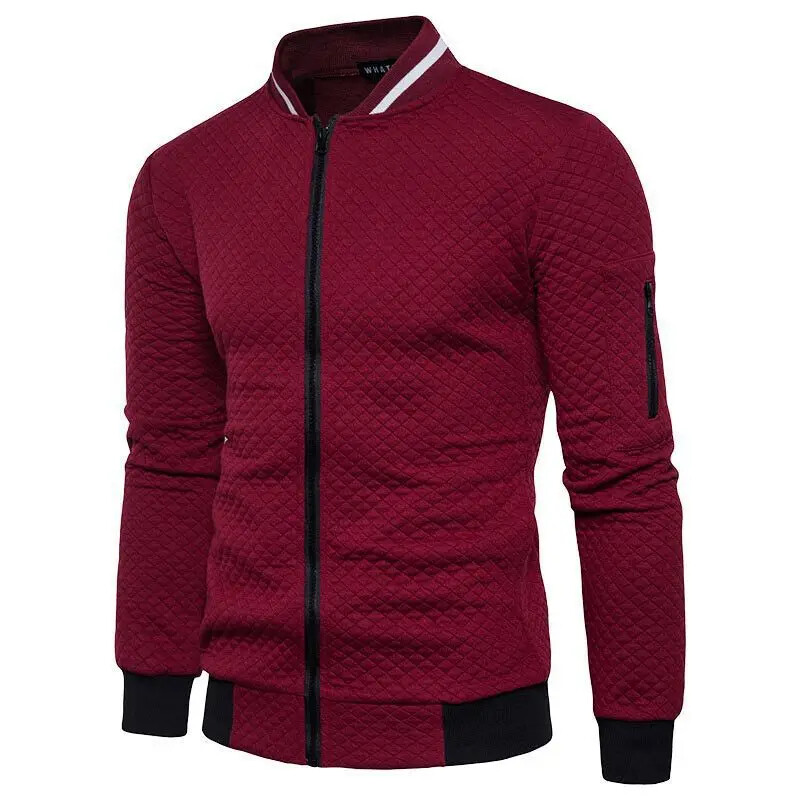 Sweatshirt Men’s Jacket Pullover Long Sleeve Crewneck Full-zip Cotton *20% OFF*
