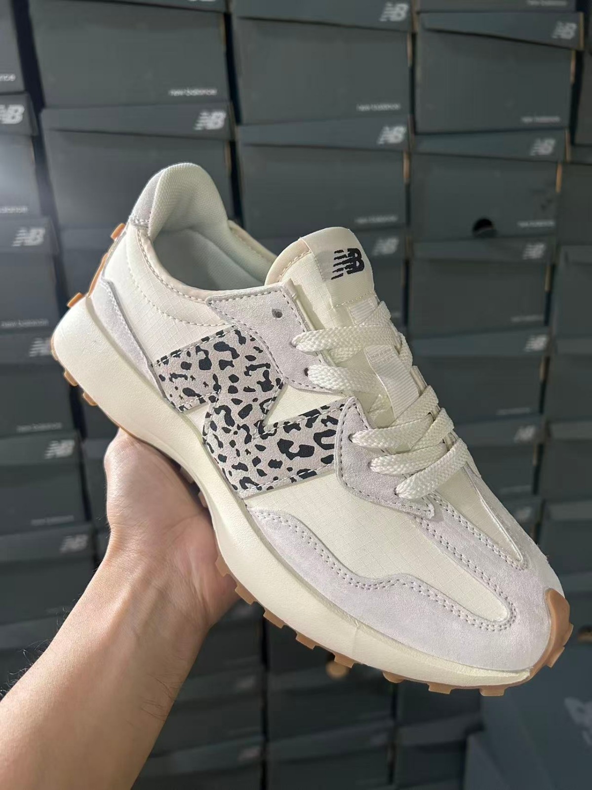 New Balance 327 Women Sea Salt Leopard WS327PJ
