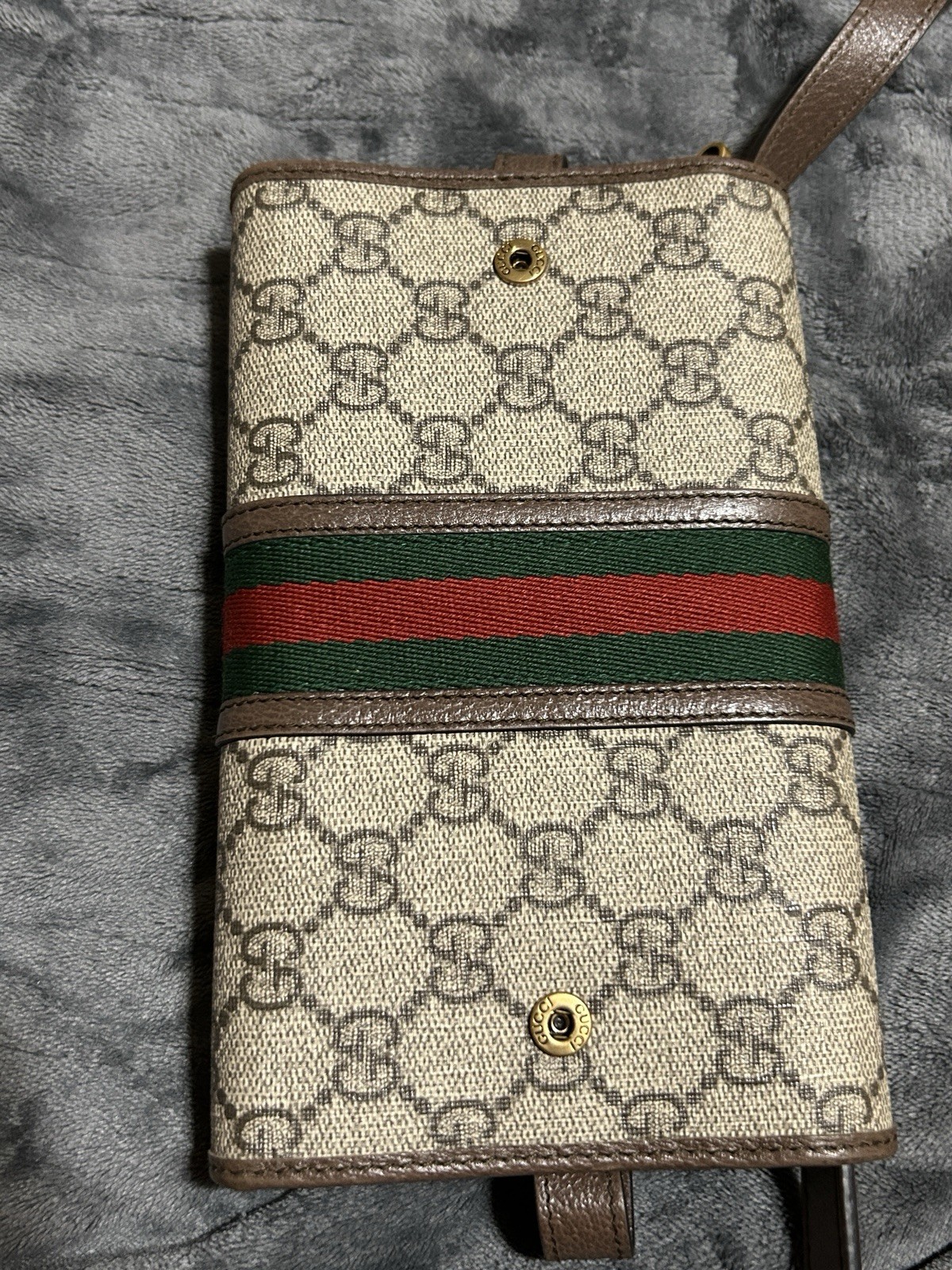 Authentic Gucci Ophidia Crossbody GG Wallet On Chain Shoulder Bag