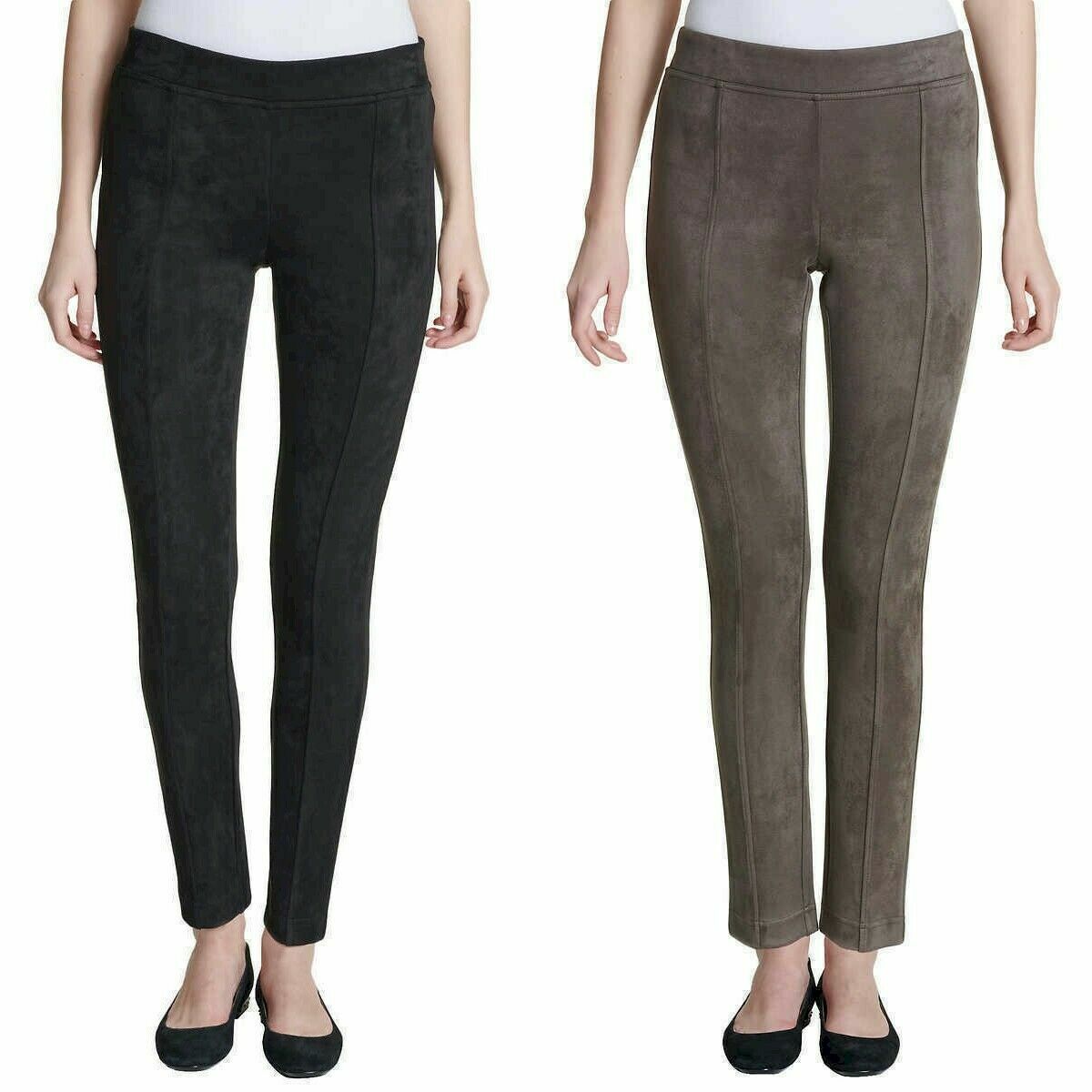 Women’s Andrew Marc Faux Suede Pull On Pants D14