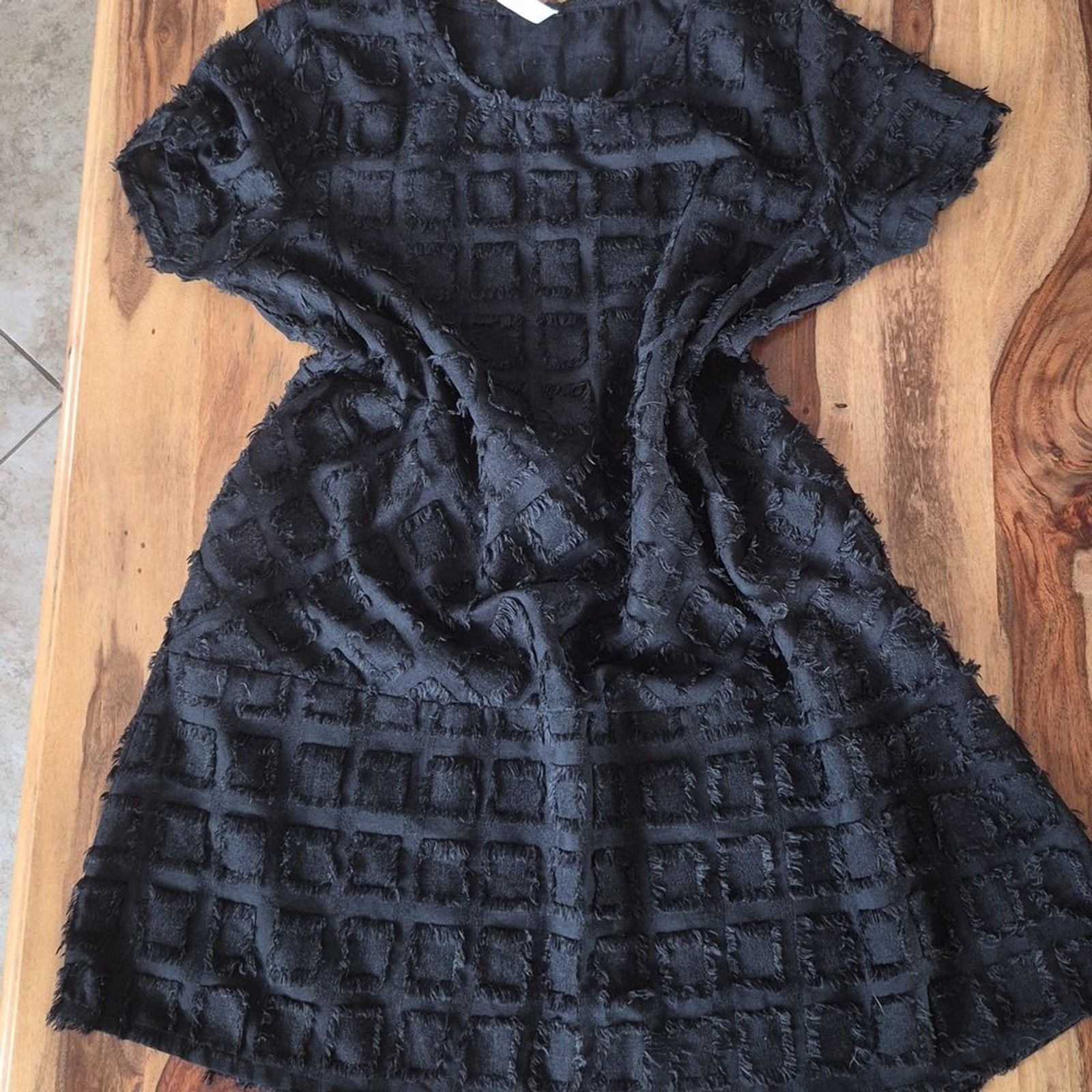 Cubism Los Angeles, Square & Diamond, Eyelash Design, dress with pockets