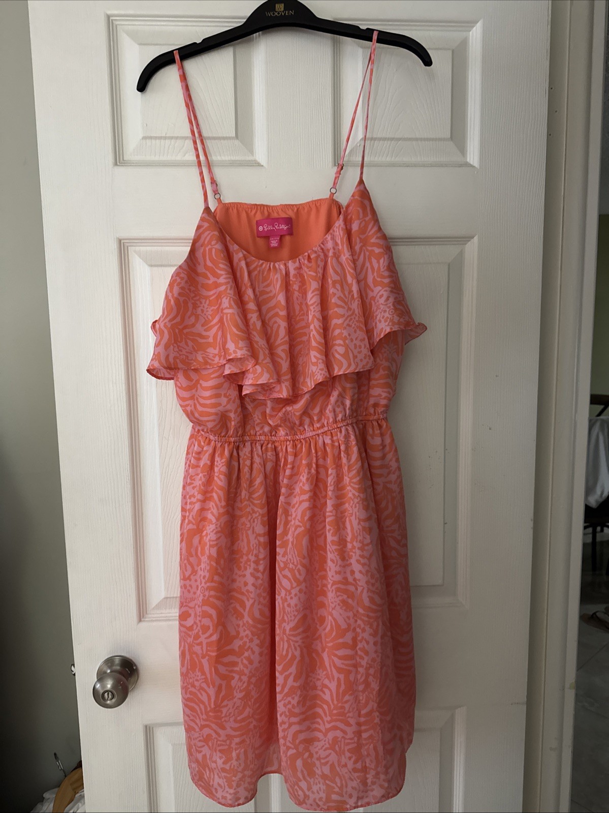 Lilly Pulitzer For Target Coral Print Dress – Adjustable Straps – Size XXL