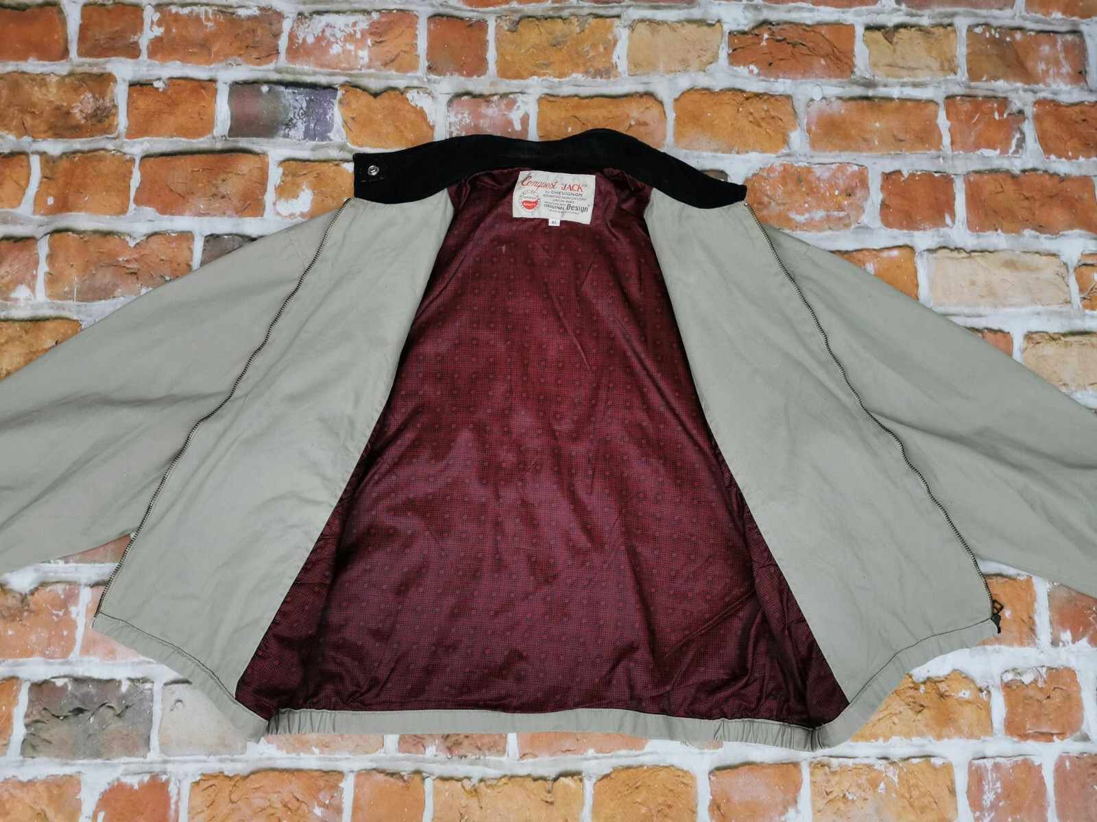 *CHEVIGNON VINTAGE DENIM JACKET*ROAD CLUB HIGH ROLLERS*CASUAL*SIZE: XL*TIP TOP