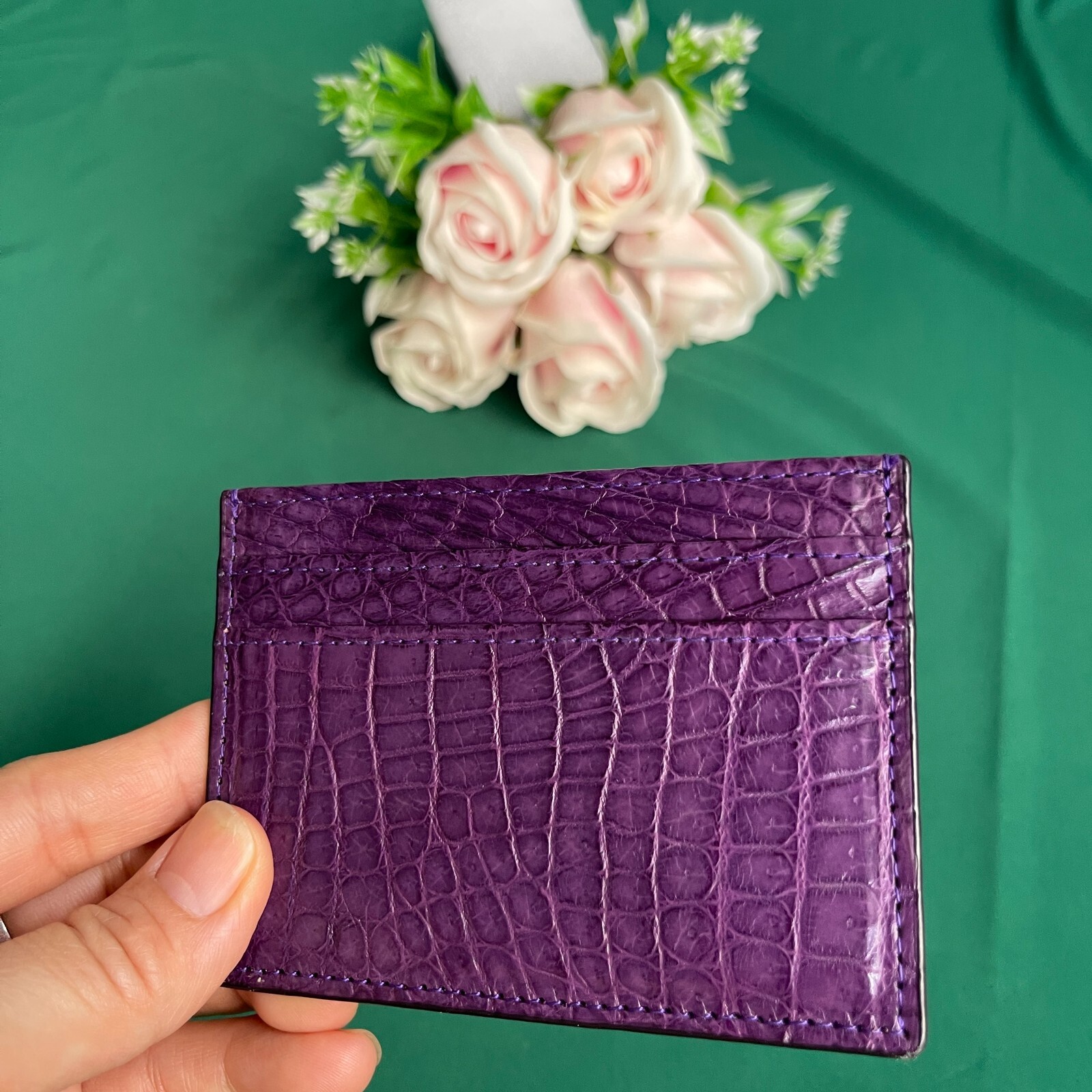 GENUINE LEATHER SKIN CREDIT CARD HOLDER/ WALLET CARD HOLDER FOR MEN