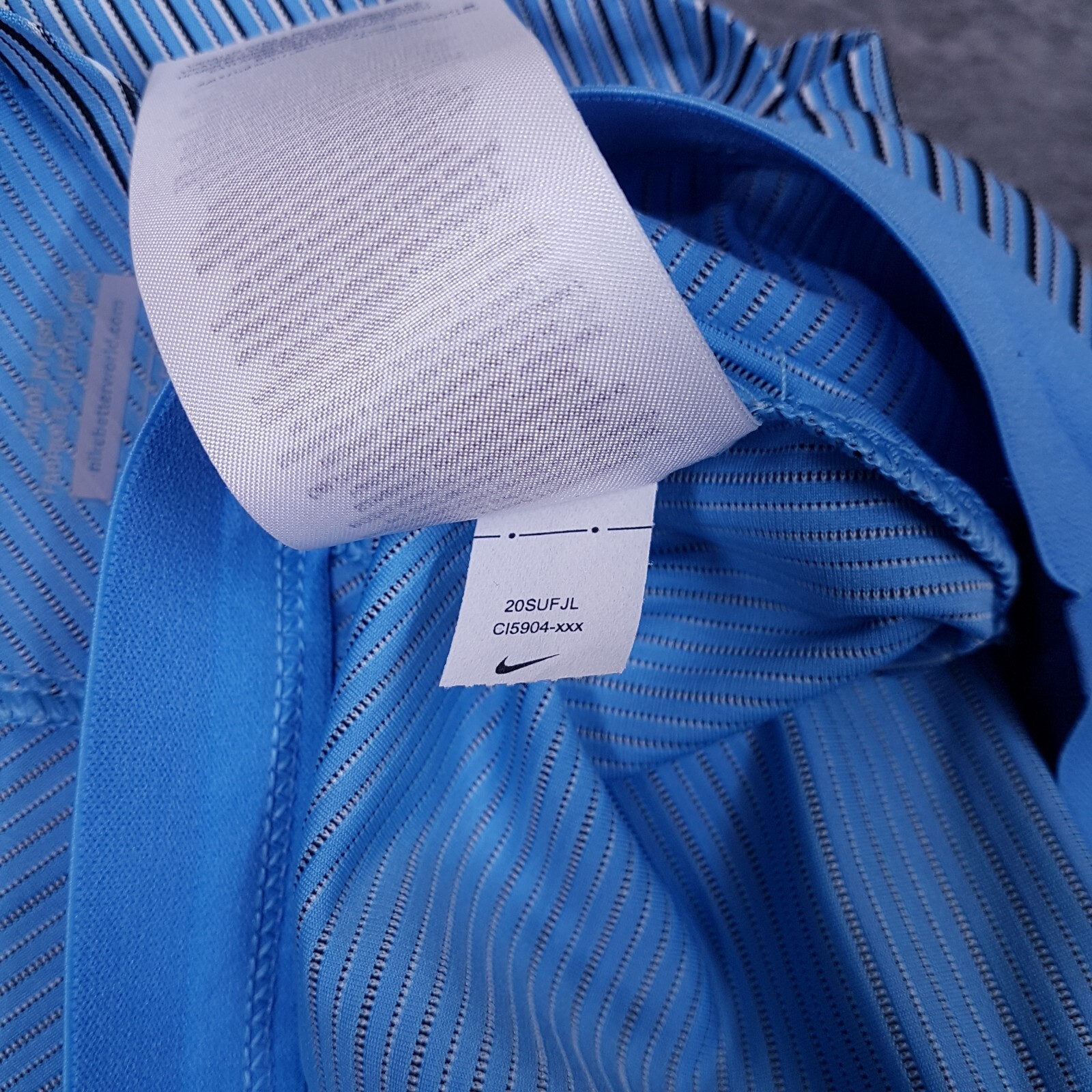 NIKE Pro Elite BOTSWANA Official Track Field Top Made USA Womens Size XXS Blue