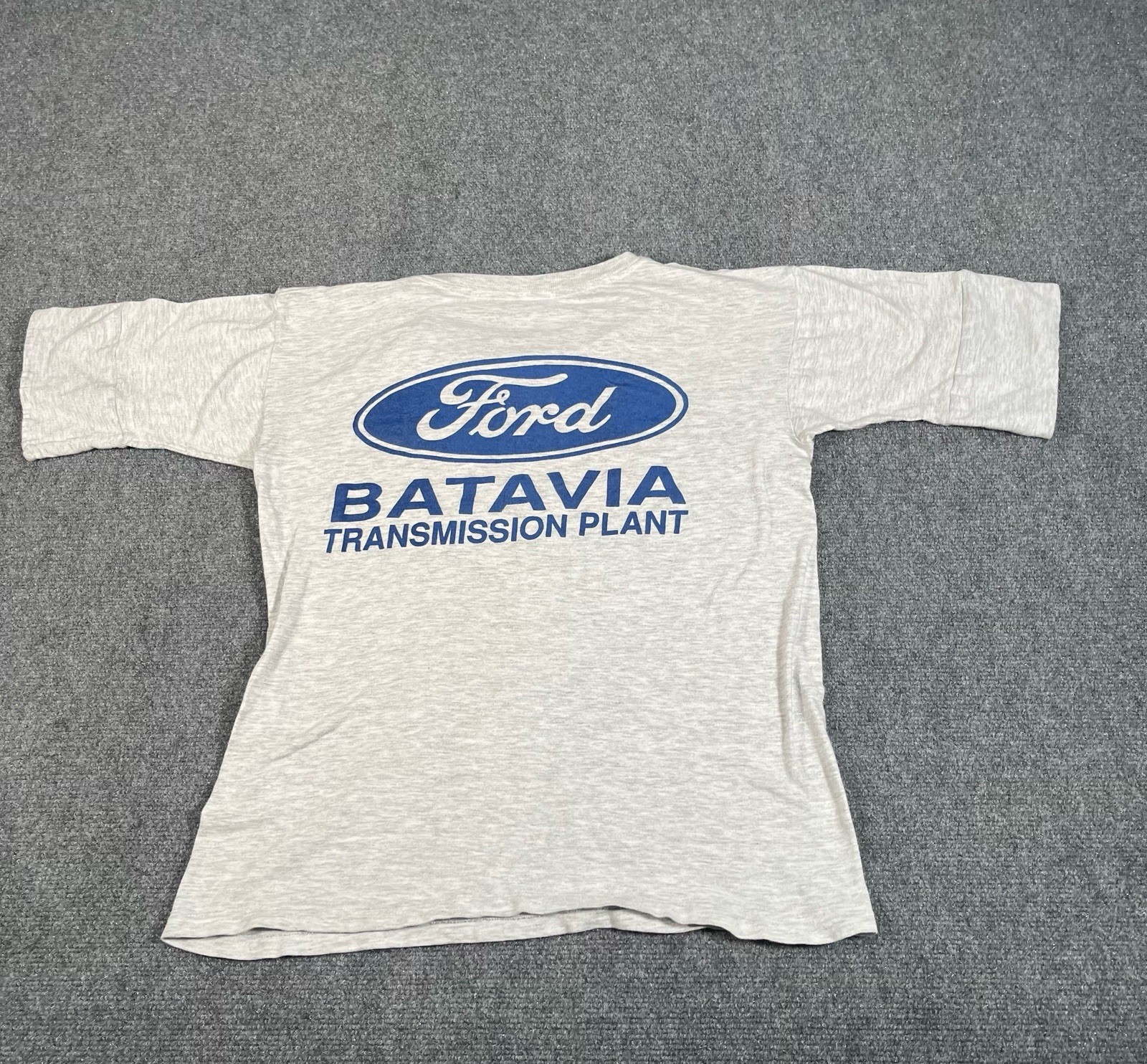 Vintage 80’s Ford Logo Shirt Men’s Large Promo Advertisement Single Stitch USA