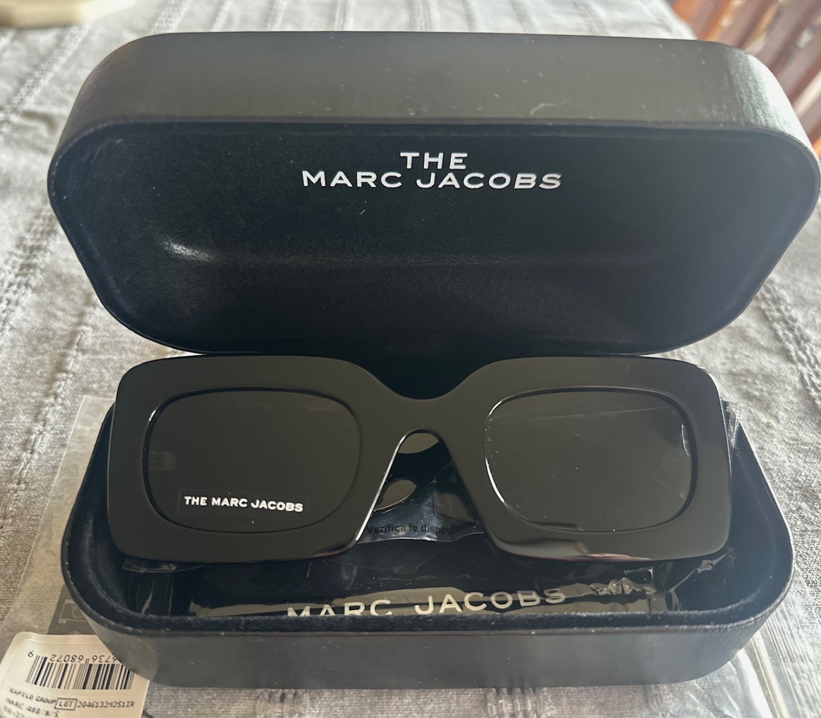Marc Jacobs Black Shaded Rectangular Womens Sunglasses 488 N/S 50 27 145