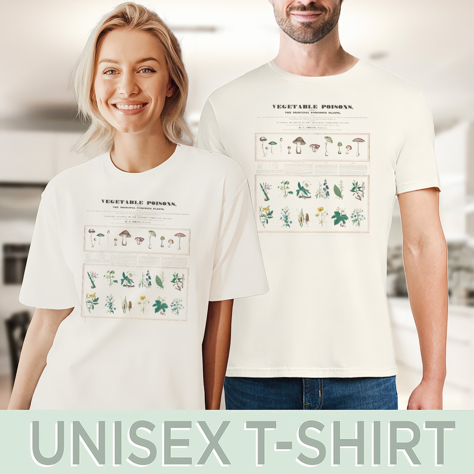 Poisonous Plants Tee Botanical Graphic Shirt