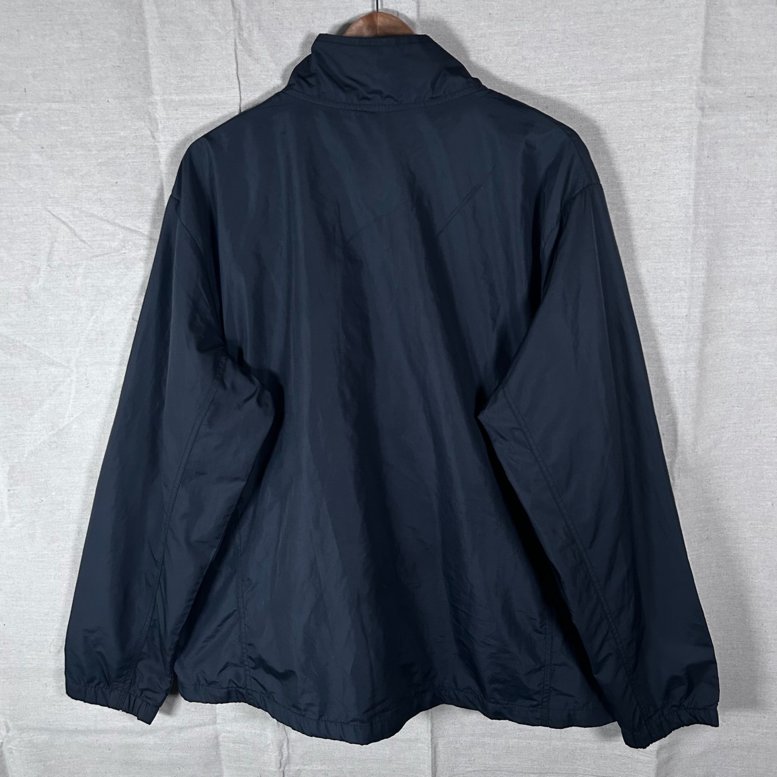 Starter Y2K Men’s Greystone Full Zip Windbreaker Jacket XL Grey Red RM32Y036