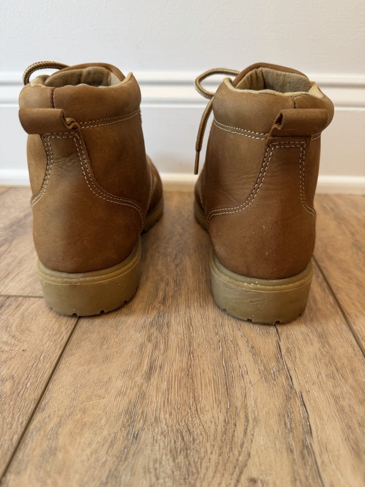Frye Judith Sport Leather Boots Tan