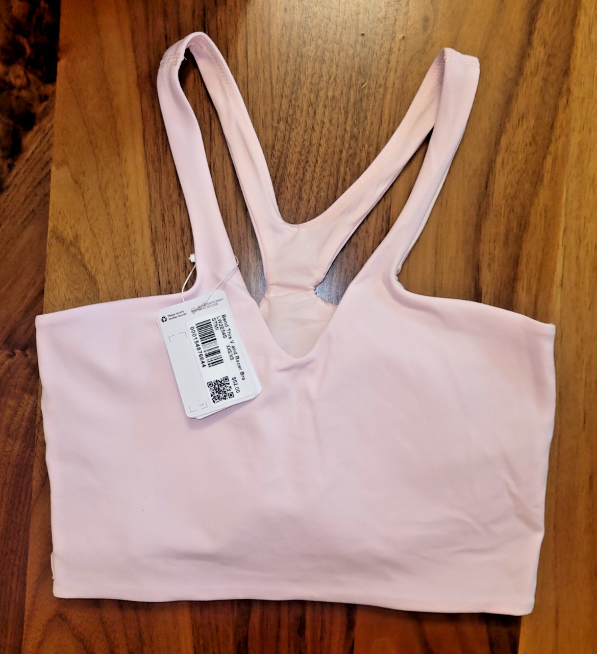 NWT Lululemon Bend This V & Racer Bra-Strawberry Milkshake XXS/XS, S/M, L/XL HOT